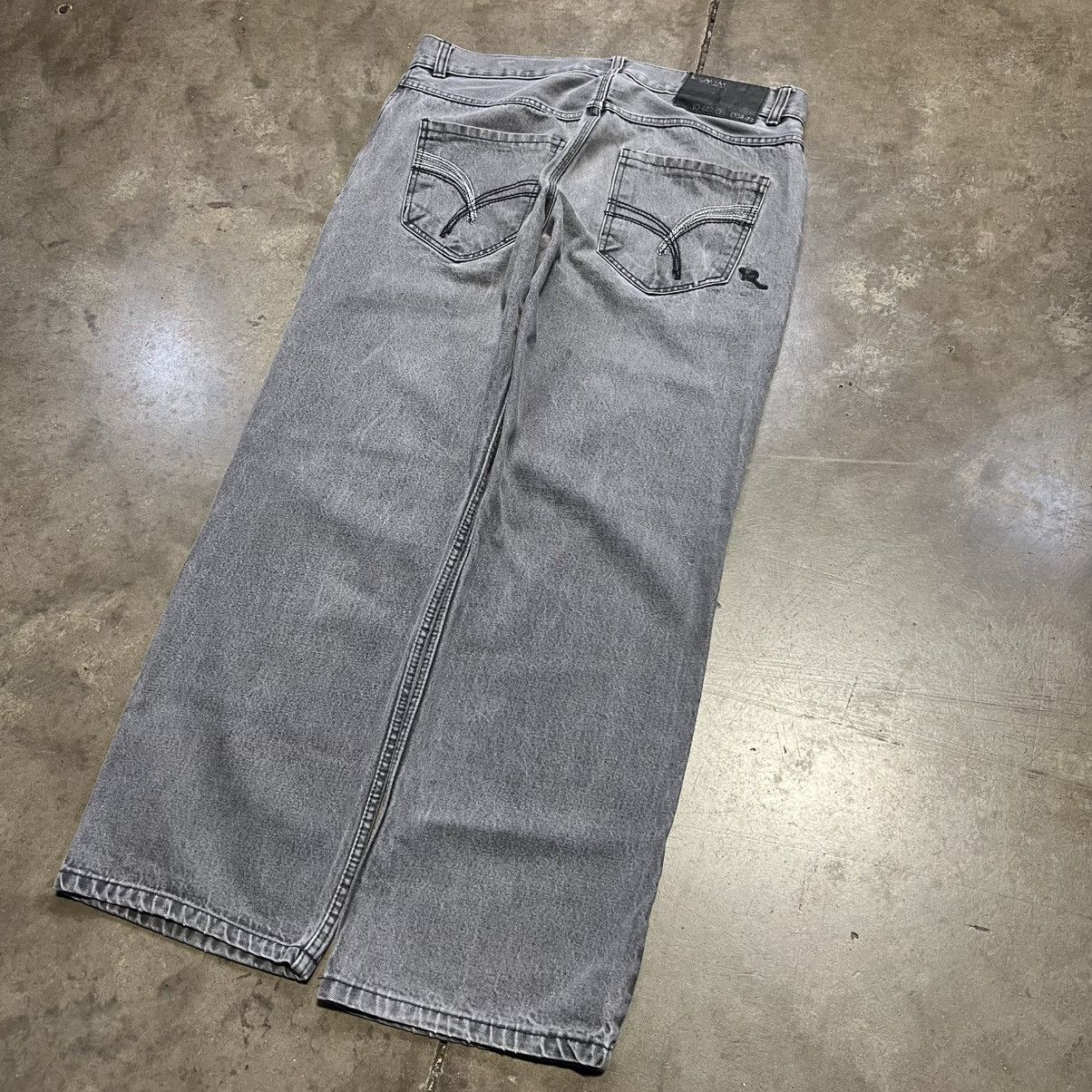 Rocawear Vintage Rocawear Denim Jeans Baggy Wide Leg Skater Y2K JNCO Size US 38 / EU 54 - 3 Thumbnail