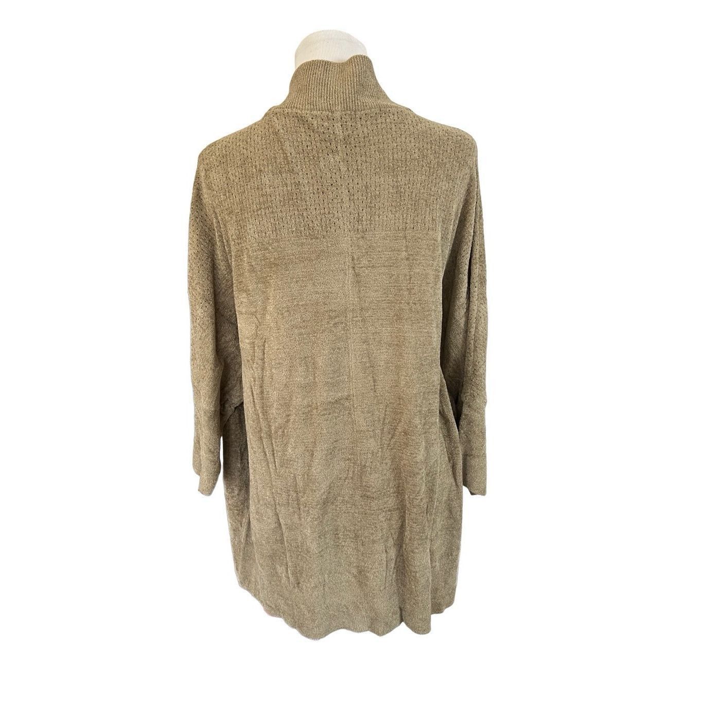 Other Barefoot Dreams NWT Cozy Chic Ultra Lite Pointelle Cardigan Size 3XL / US 20-22 - 2 Thumbnail