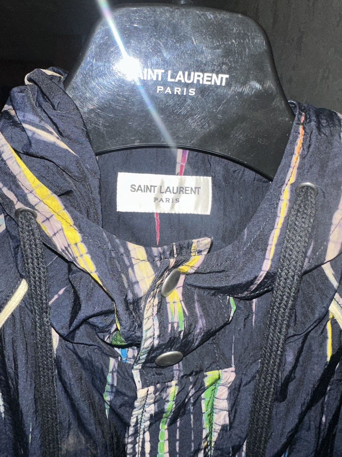 Anthony Vaccarello Saint Laurent Marrakesh Windbreaker NWT Retail $2990 Size US L / EU 52-54 / 3 - 5 Thumbnail