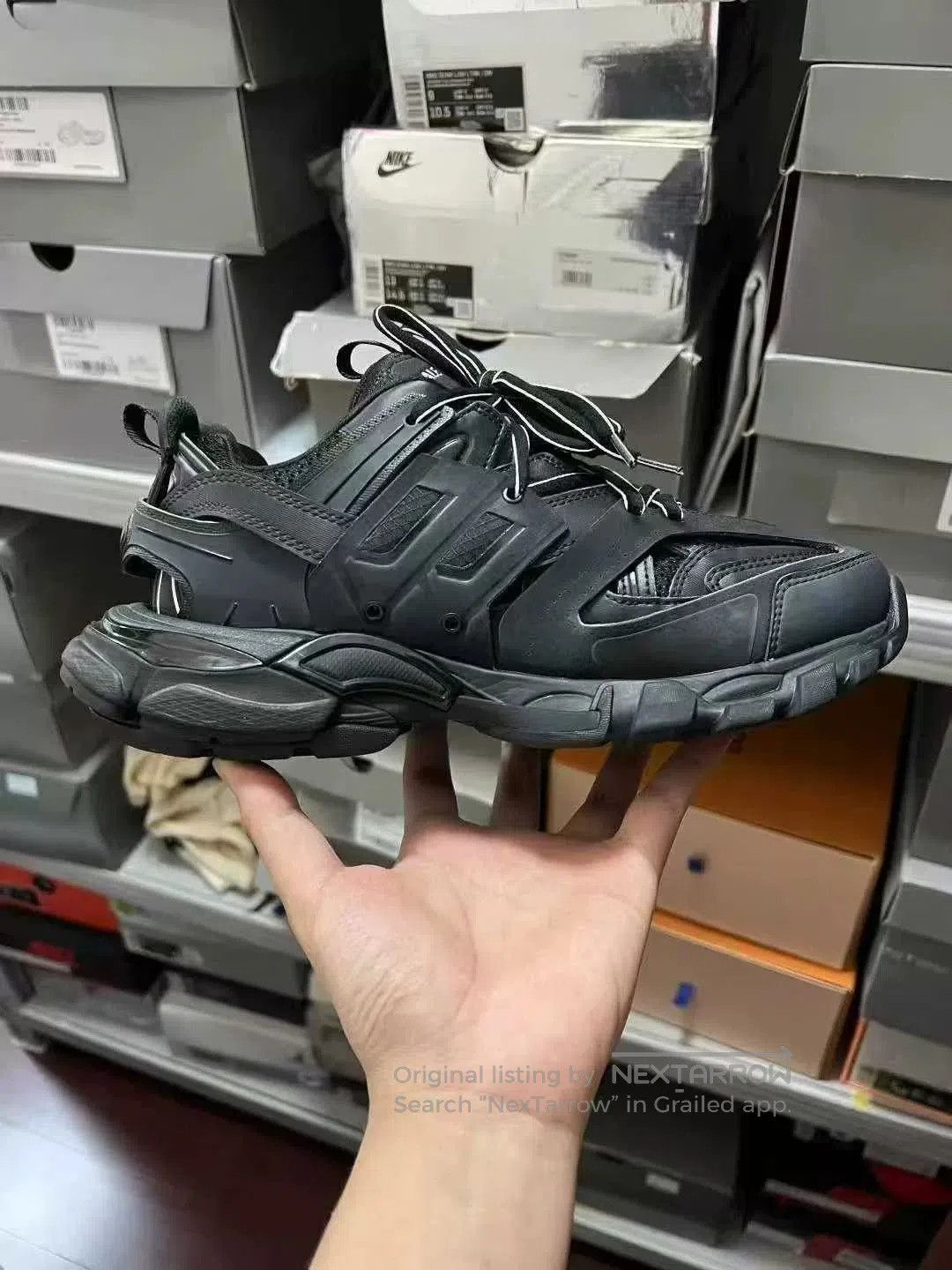 Balenciaga balenciaga track black athletic sneakers size 38. Size US 7.5 / EU 40-41 - 4 Thumbnail
