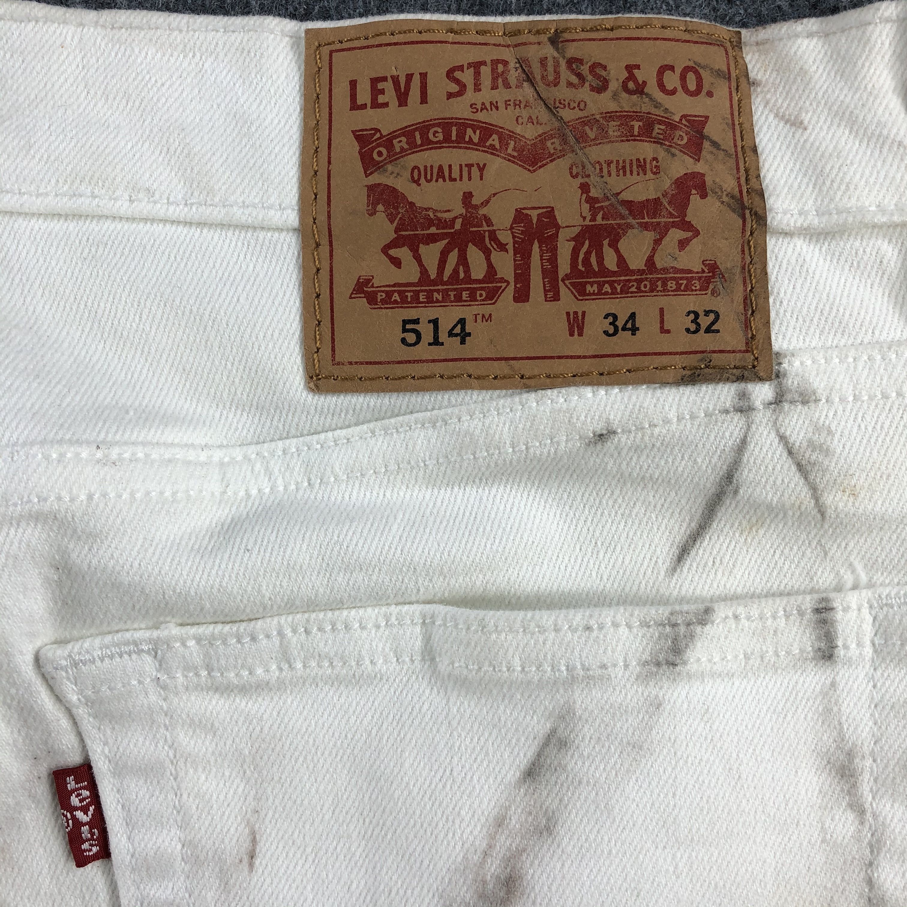 Levi's Vintage Light Wash Levis 514 Jeans-J1585 Size US 33 - 5 Thumbnail