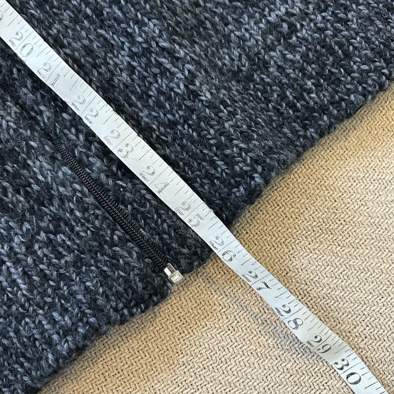 Daniele Fiesoli Heavy Knit Wool Fisherman Full Zip Sweater Made In Italy Size US L / EU 52-54 / 3 - 6 Thumbnail