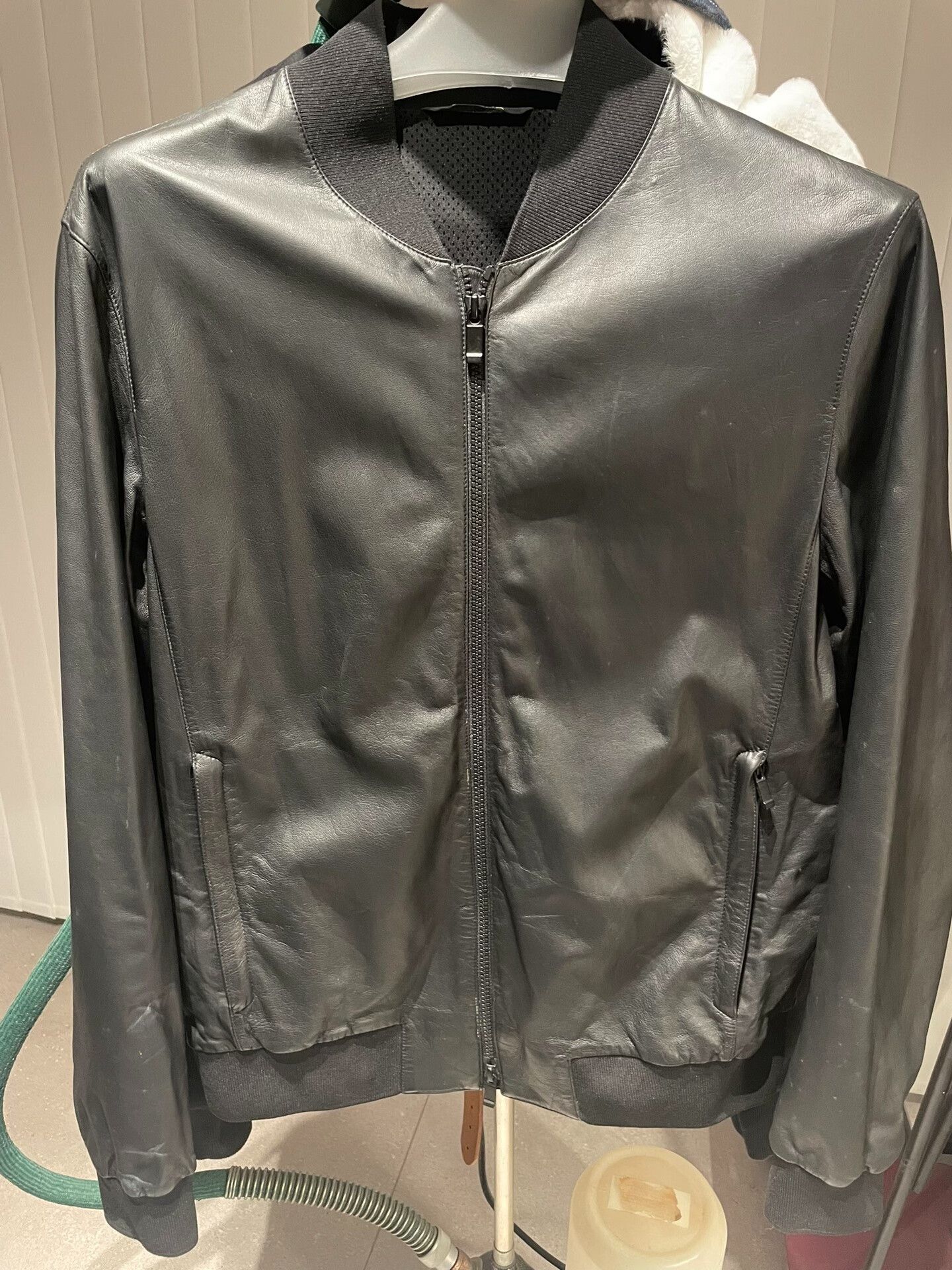 Z Zegna Z Zegna Leather Jacket M Size Size US M / EU 48-50 / 2 - 1 Thumbnail
