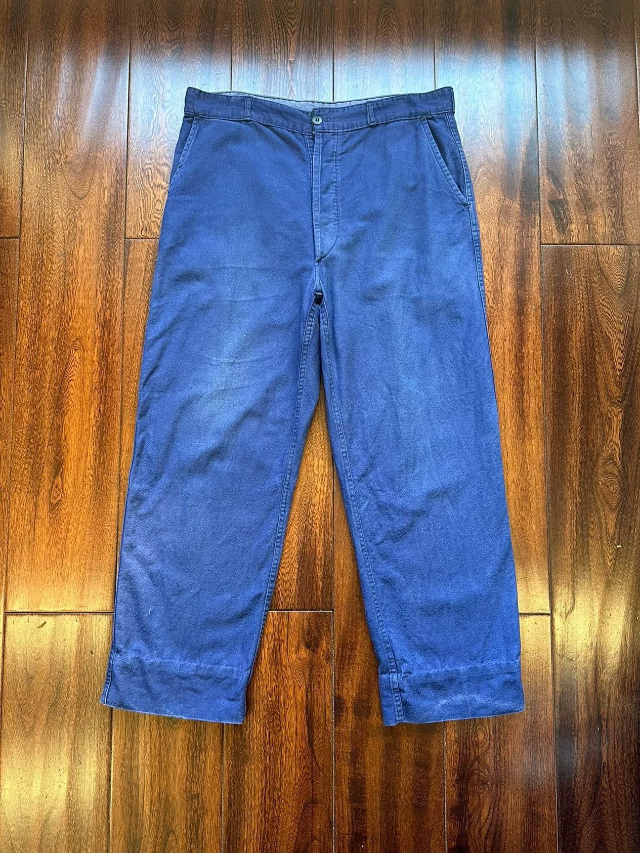 Vintage Vintage French Faded Work Pants Size US 31 - 1 Thumbnail