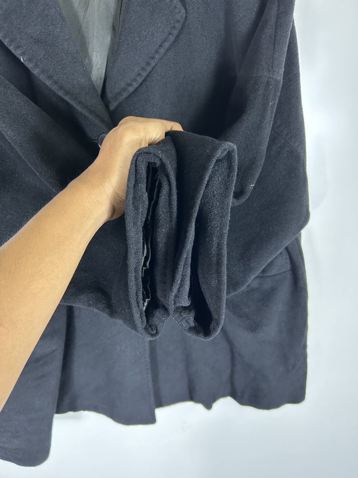 Max Mara 🔥Max Mara Wool Cashmere Baggy Coat Jacket Size S / US 4 / IT 40 - 7 Thumbnail