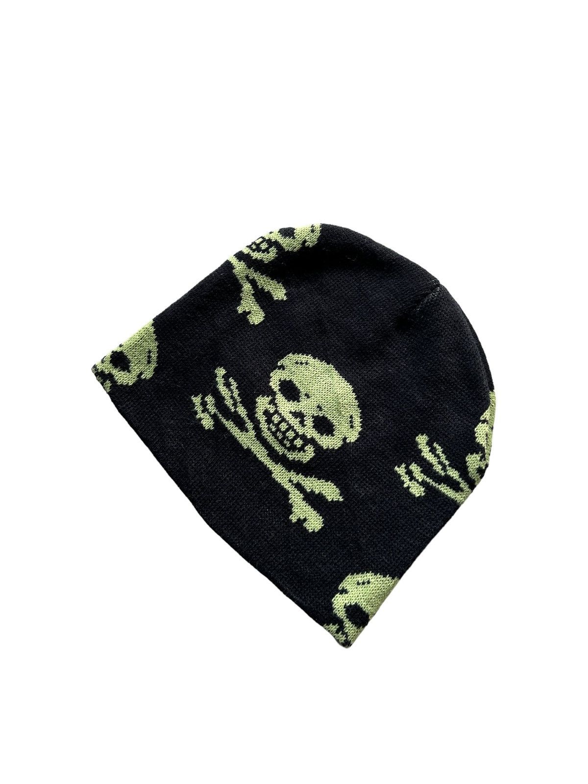 14th Addiction × Japanese Brand ☠️Skull Punk Bondage Beanie Hats snowcap ☠️ Size ONE SIZE - 2 Thumbnail