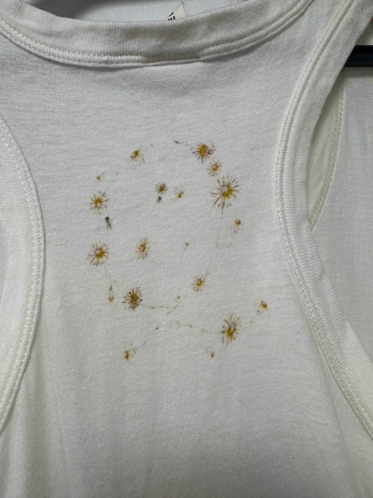 Comme des Garcons CORSO COMME des GARÇONS floral skull print white tank top S Size S / US 4 / IT 40 - 4 Thumbnail