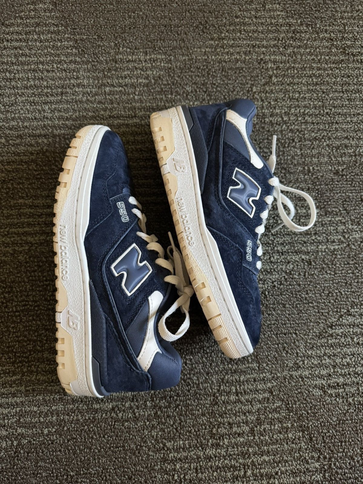 New Balance New Balance 550 Indigo Suede Size US 5 / EU 37 - 1 Thumbnail