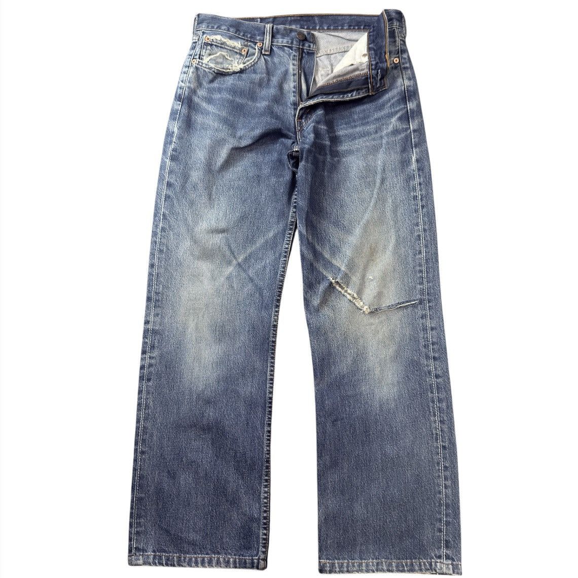 Engineered Garments × Levi's Archives ‼️ Y2K Levis 508 Distressed Denim Baggy Size US 32 / EU 48 - 1 Thumbnail
