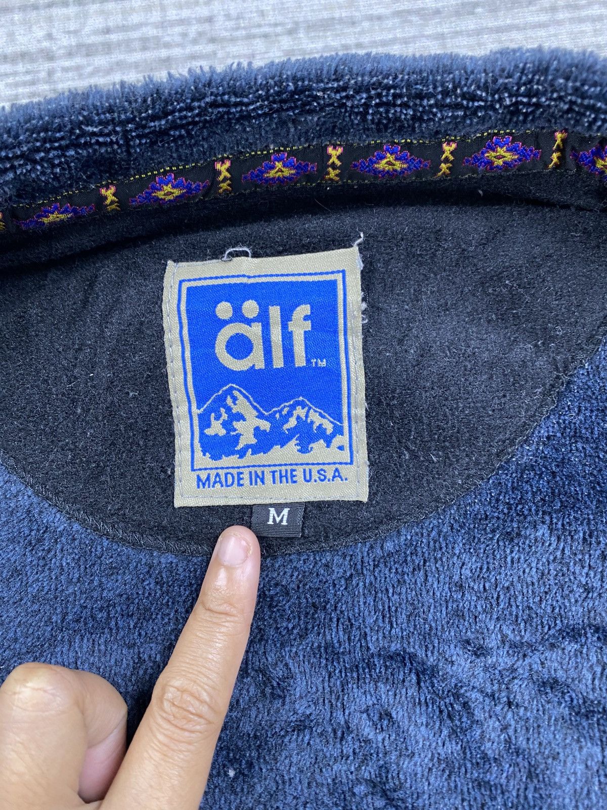 Polartec × Vintage Vintage alf Made In USA Polartec Navajo Fleece Jacket Size US M / EU 48-50 / 2 - 8 Thumbnail