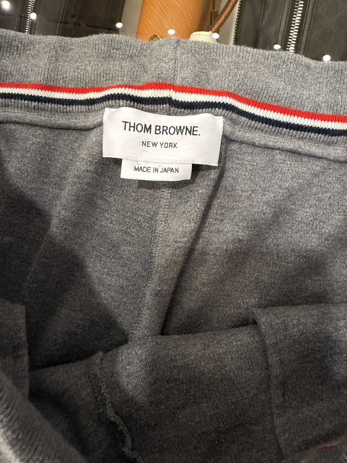 Thom Browne Thom Browne Webbed Tapered Sweatpants Size US 34 / EU 50 - 3 Thumbnail