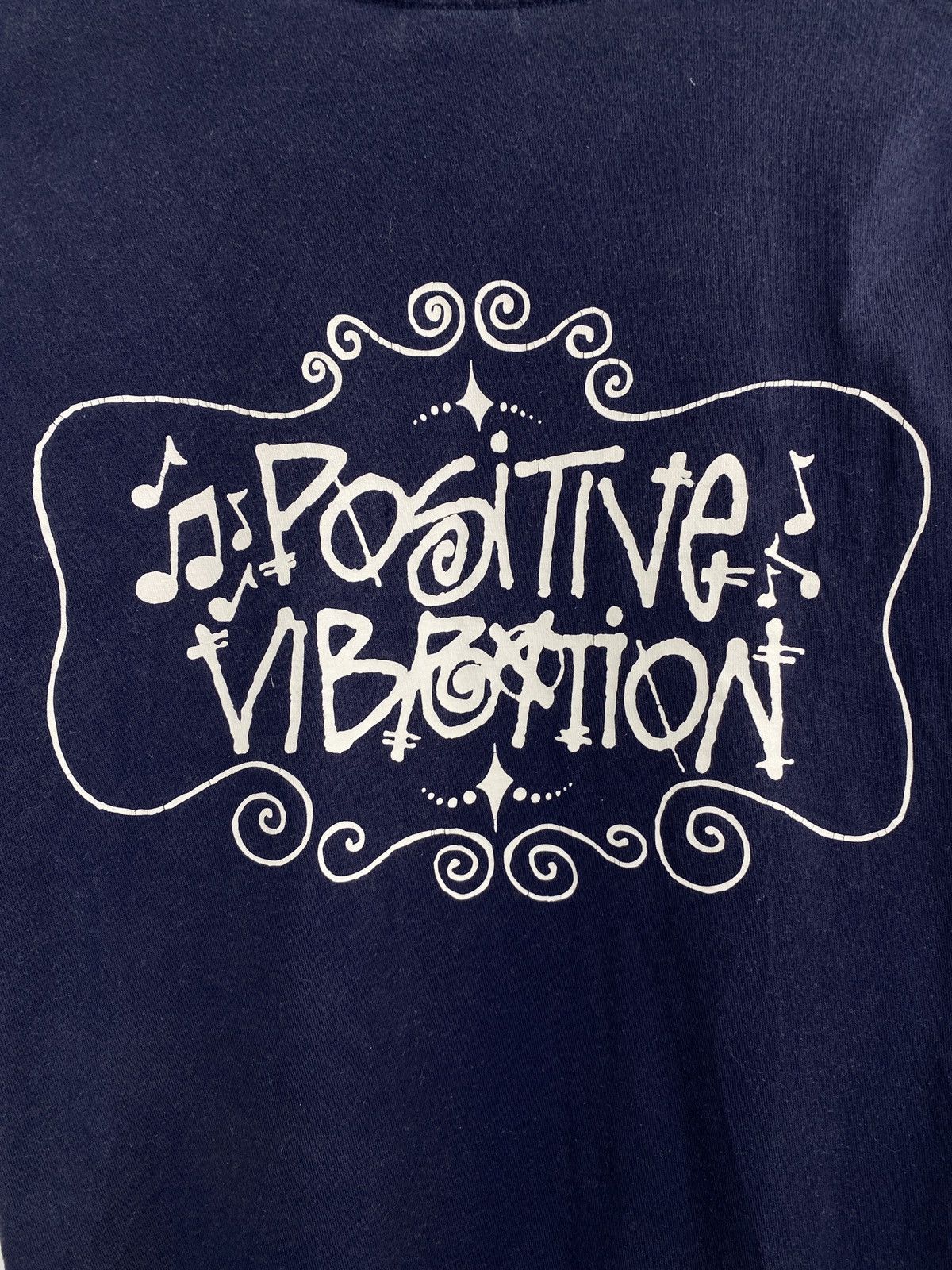 Stussy × Vintage 🇺🇸 Vintage Stussy Positive Vibration t-shirt rare retro Size US XL / EU 56 / 4 - 5 Thumbnail
