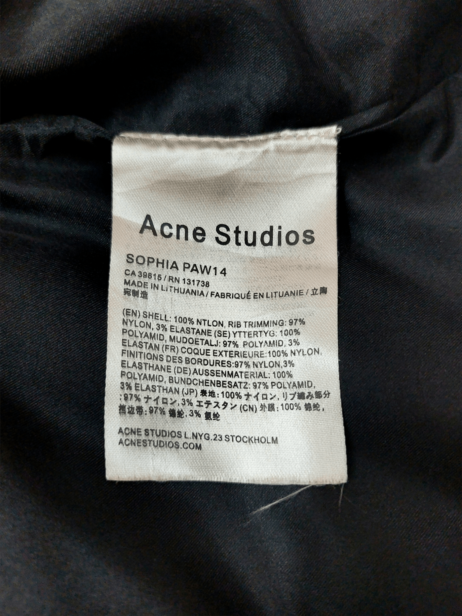 Designer Sophia Paw14 Acne Studios Puffer Jacket Size US M / EU 48-50 / 2 - 10 Thumbnail