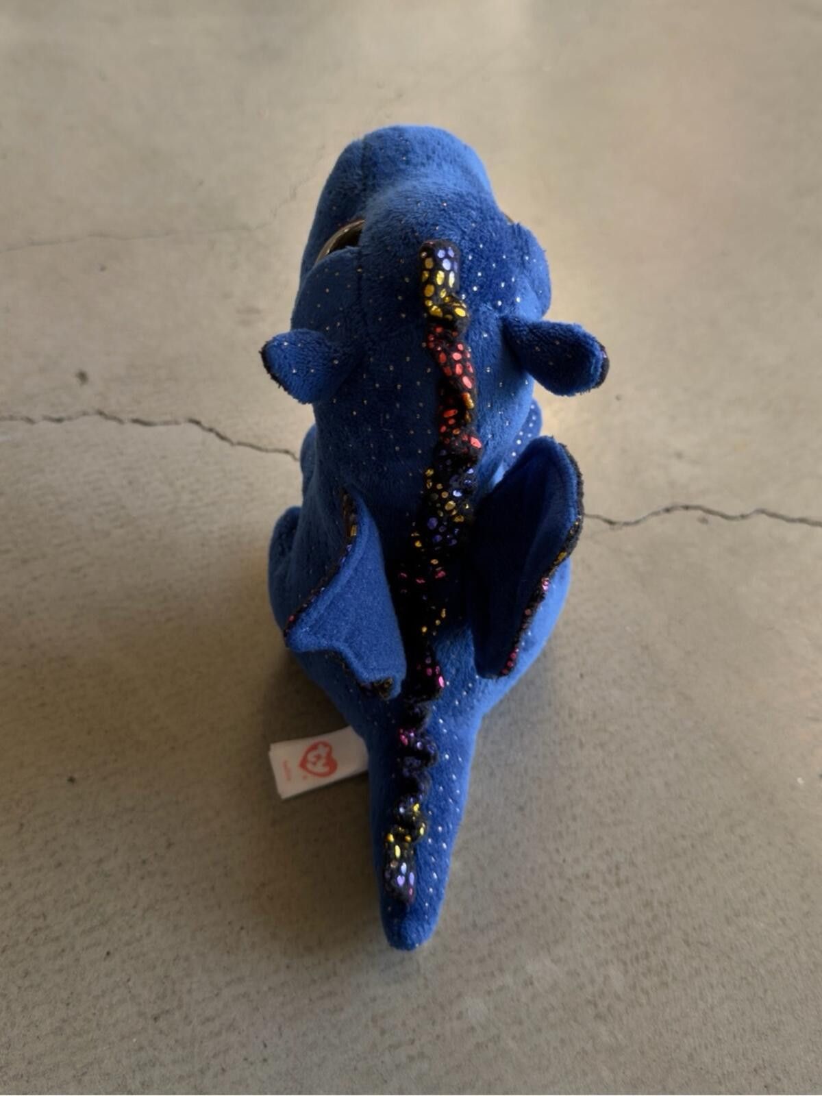 Tyler The Creator Ty Beanie Boo / Dragon Plush Stuffed Animal / blue Size ONE SIZE - 4 Thumbnail