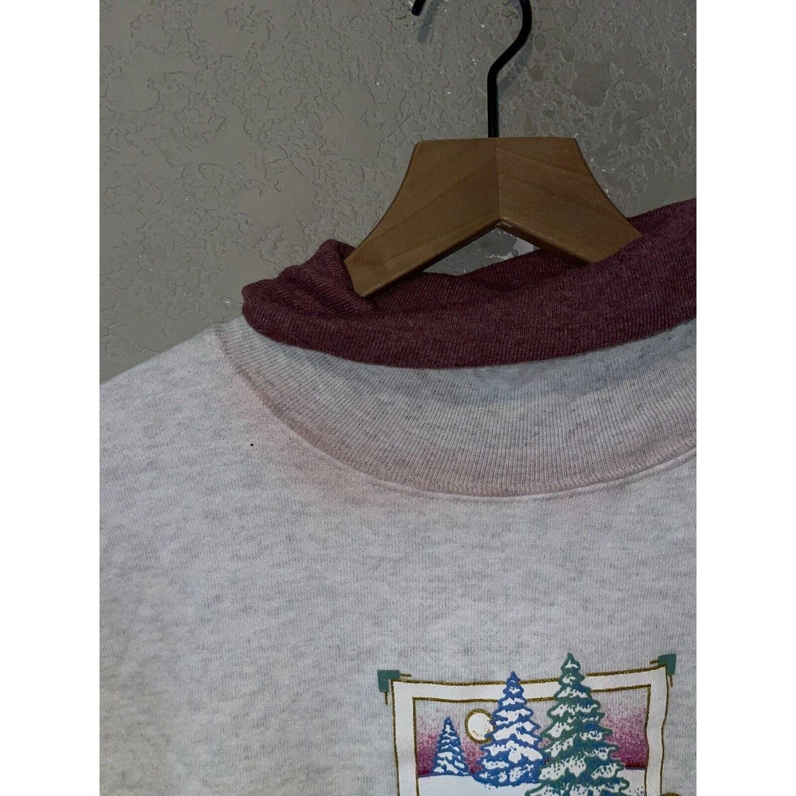 Vintage Vintage Gray Sweatshirt HL Miller Winter Crewneck 90s VTG L Size US L / EU 52-54 / 3 - 6 Thumbnail