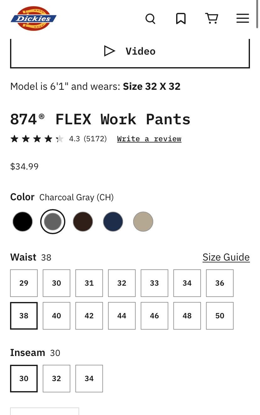 Dickies Dickies 874 & 874 Flex Work Pants — New Size US 38 / EU 54 - 6 Thumbnail