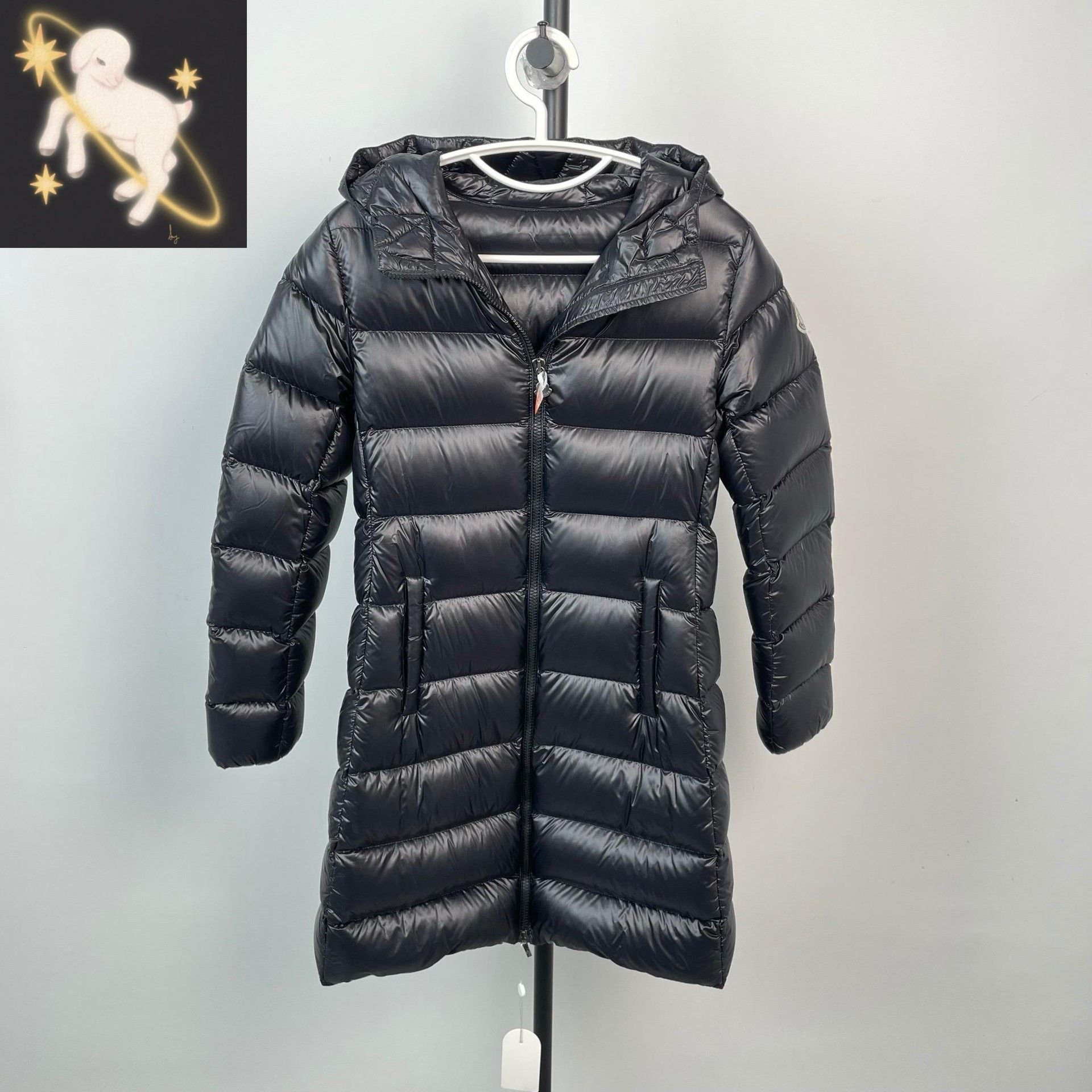 Moncler Moncler Retro Down Black Down Jacket 12 Women Size XS / US 0-2 / IT 36-38 - 1 Thumbnail