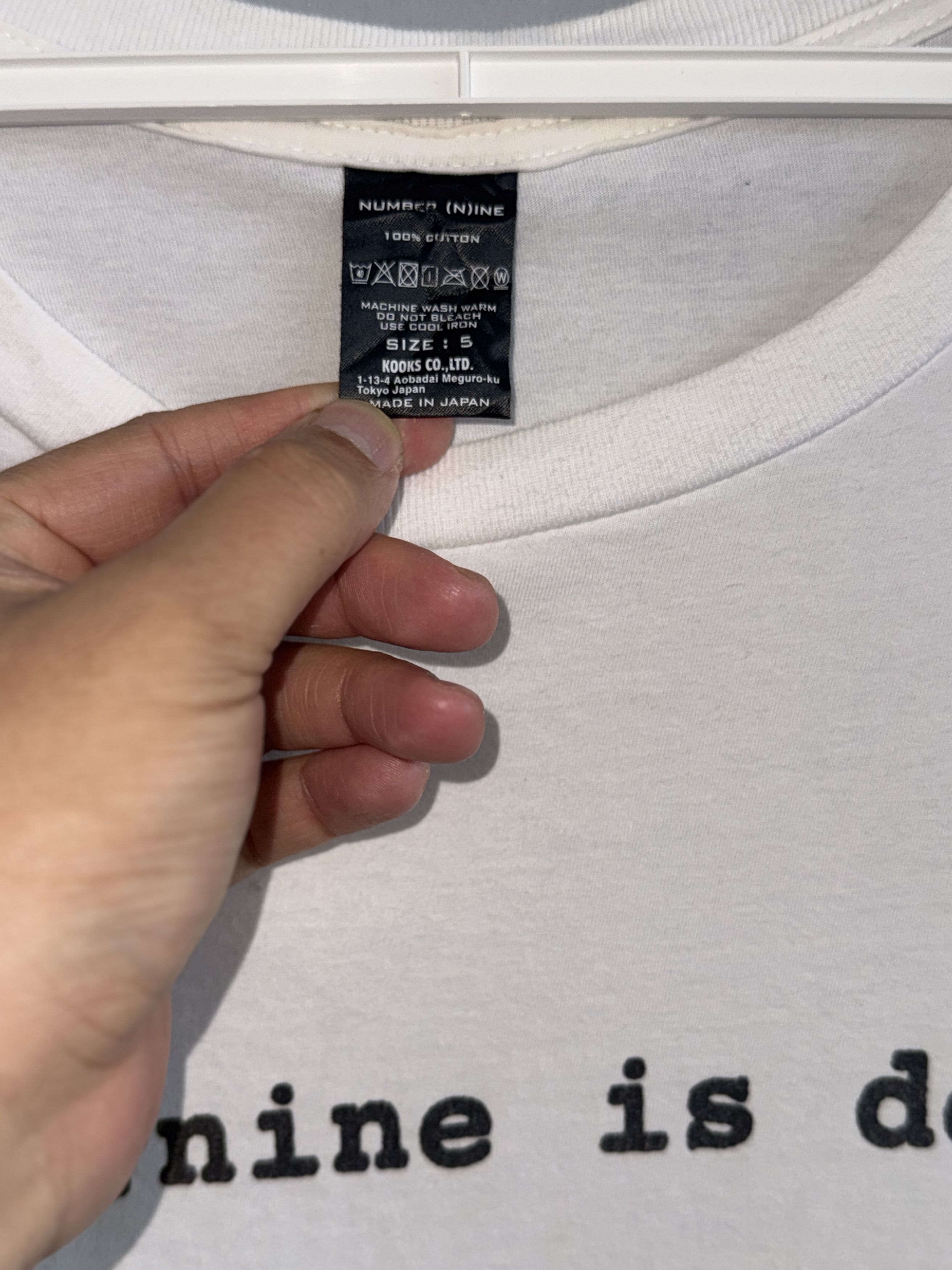 Number (N)ine Number (N)ine Numbernine Is Dead T-Shirt Size US XL / EU 56 / 4 - 3 Thumbnail