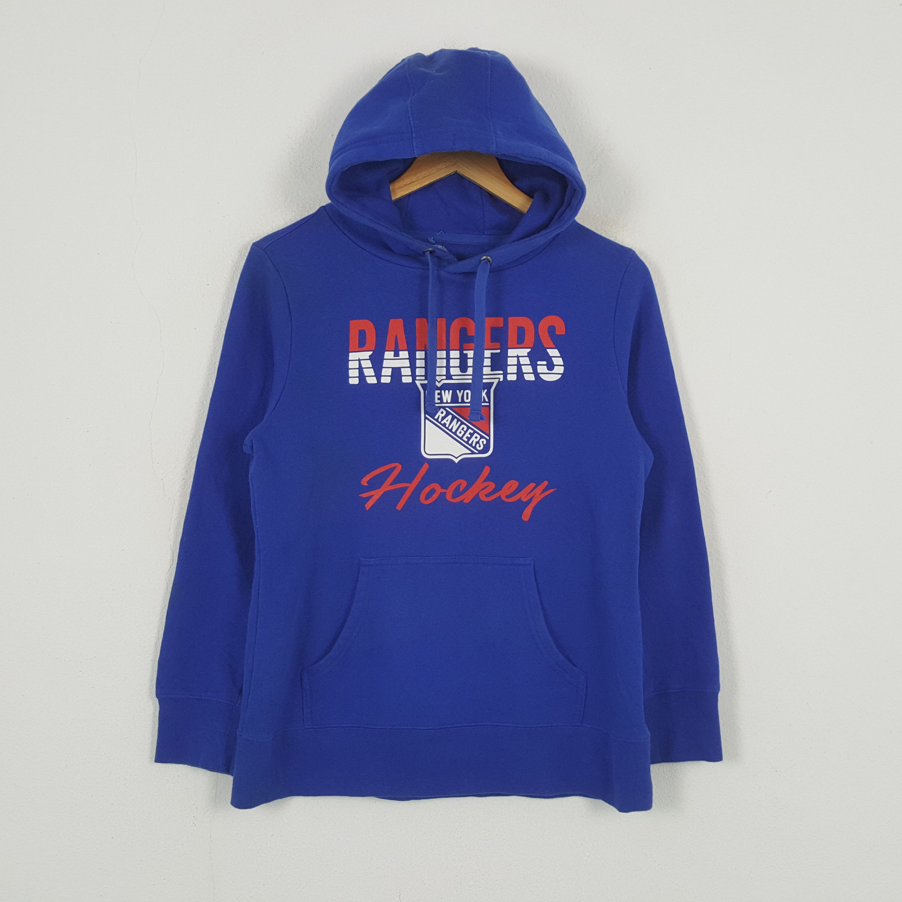 NHL × Vintage Vintage RANGERS HOCKEY NFL Team Hoodies C288N5 Size US S / EU 44-46 / 1 - 1 Thumbnail
