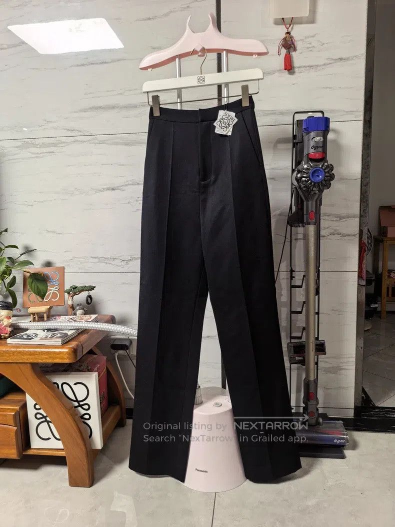 Loewe Loewe Heavyweight wool, straight-leg casual sports pants Size 24" / US 00 / IT 34 - 1 Thumbnail