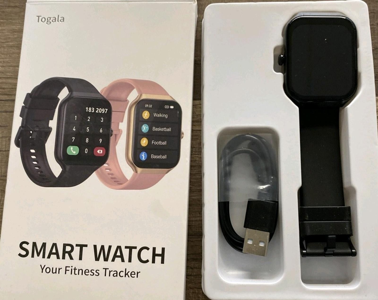 Other Togala P99 Smart Watch & Fitness and Activity Tracker black Size ONE SIZE - 3 Thumbnail