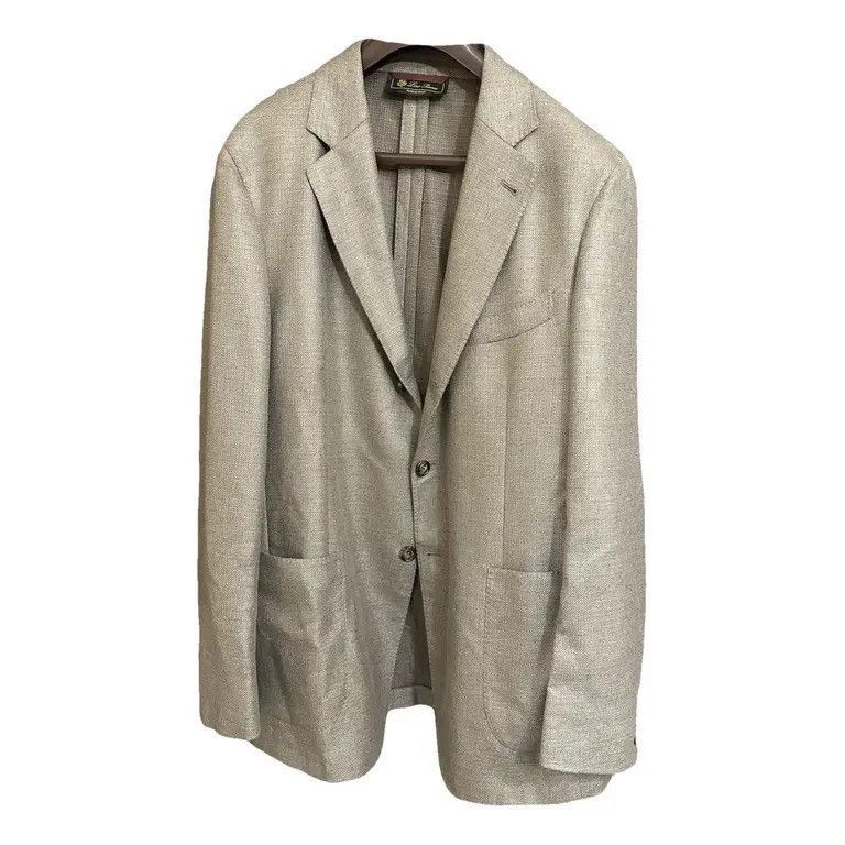 Loro Piana LORO PIANA Men's cashmere jacket Size US XXL / EU 58 / 5 - 1 Thumbnail