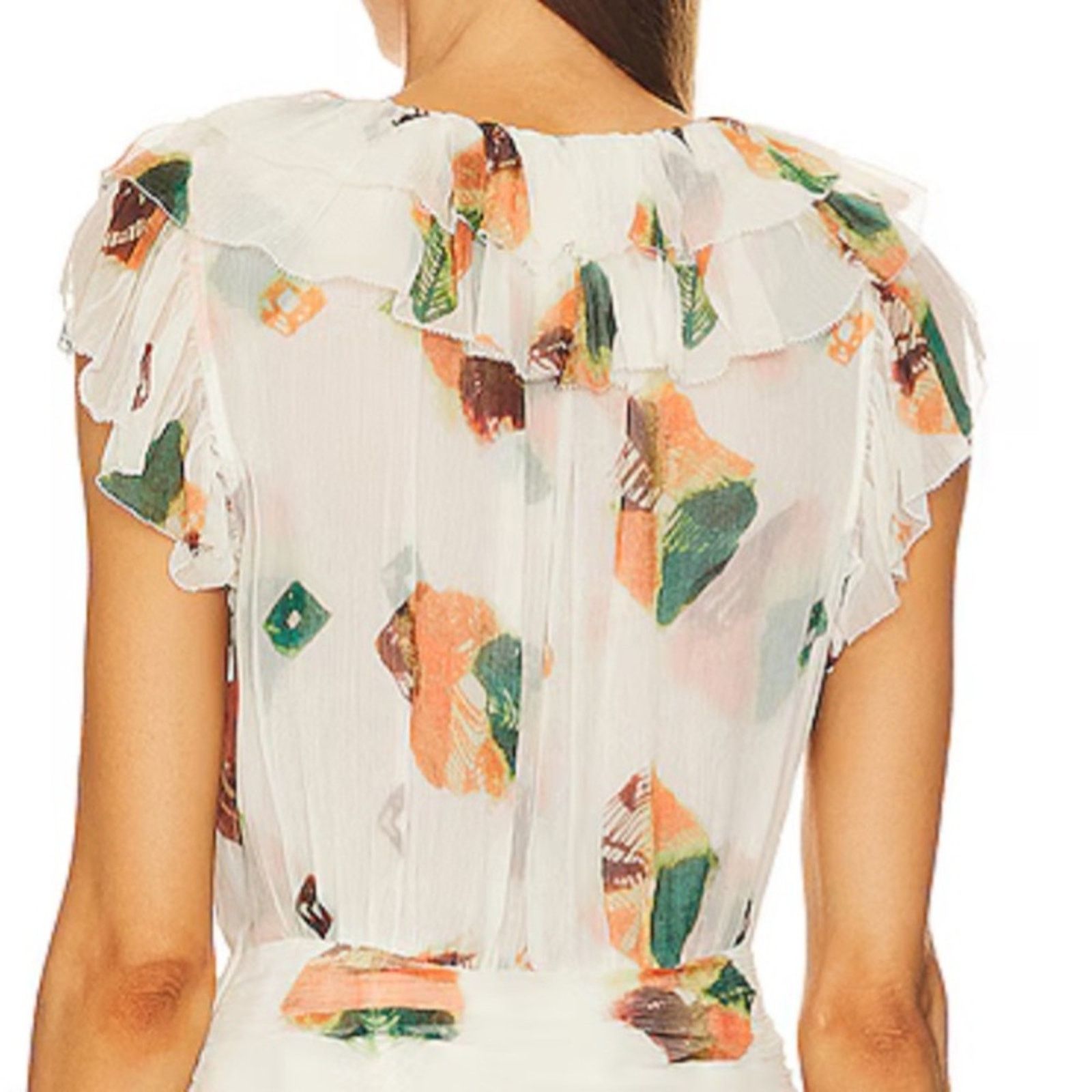 Ulla Johnson New! Ulla Johnson $690 Silk Zina Dress Aurora Ivory Silk 2 Size XS / US 0-2 / IT 36-38 - 15 Thumbnail