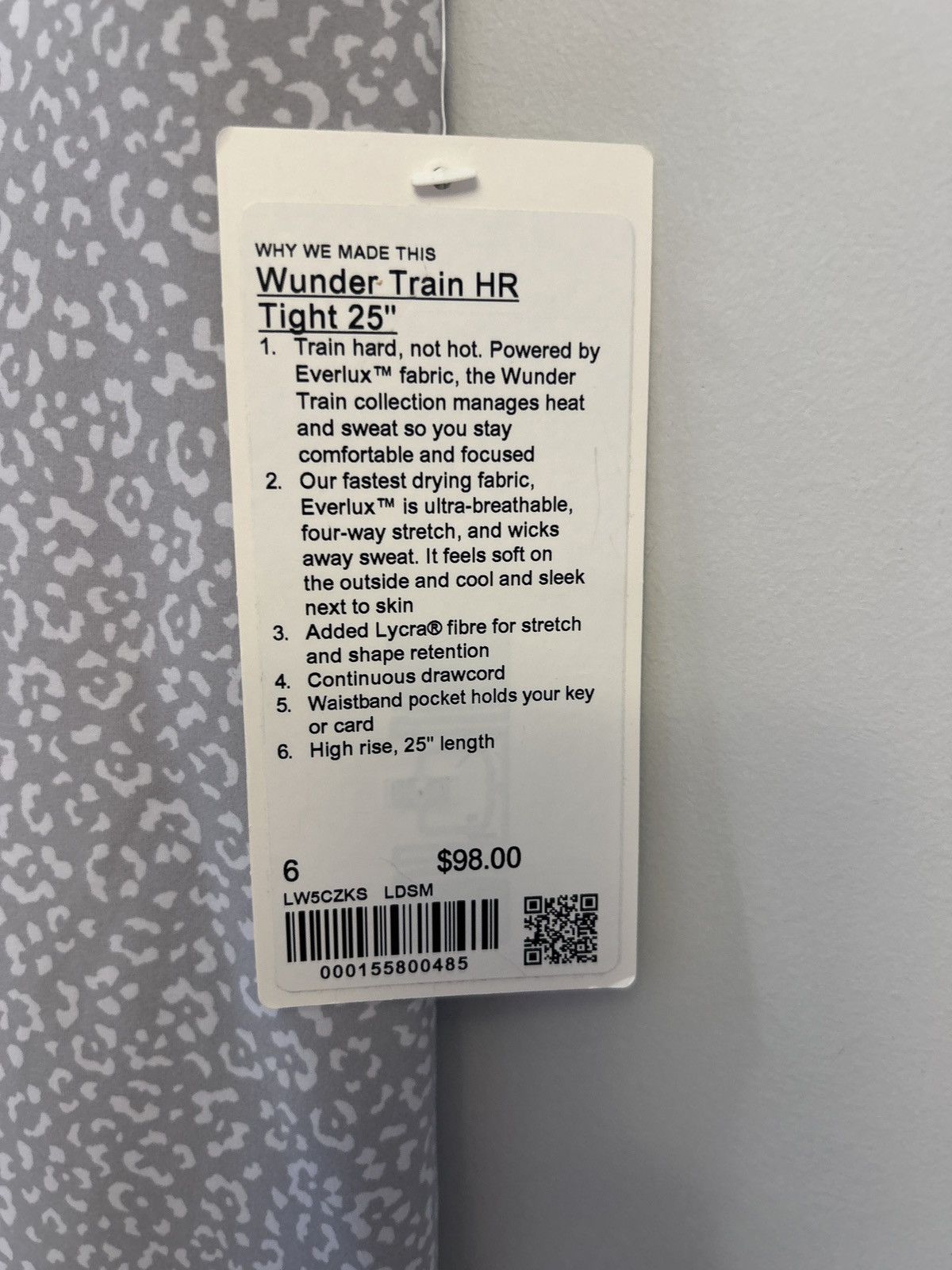 Lululemon NWT Lululemon Wunder Train Size 6 25" LDSM LEOPARD DAISY Size 28" / US 6 / IT 42 - 5 Thumbnail