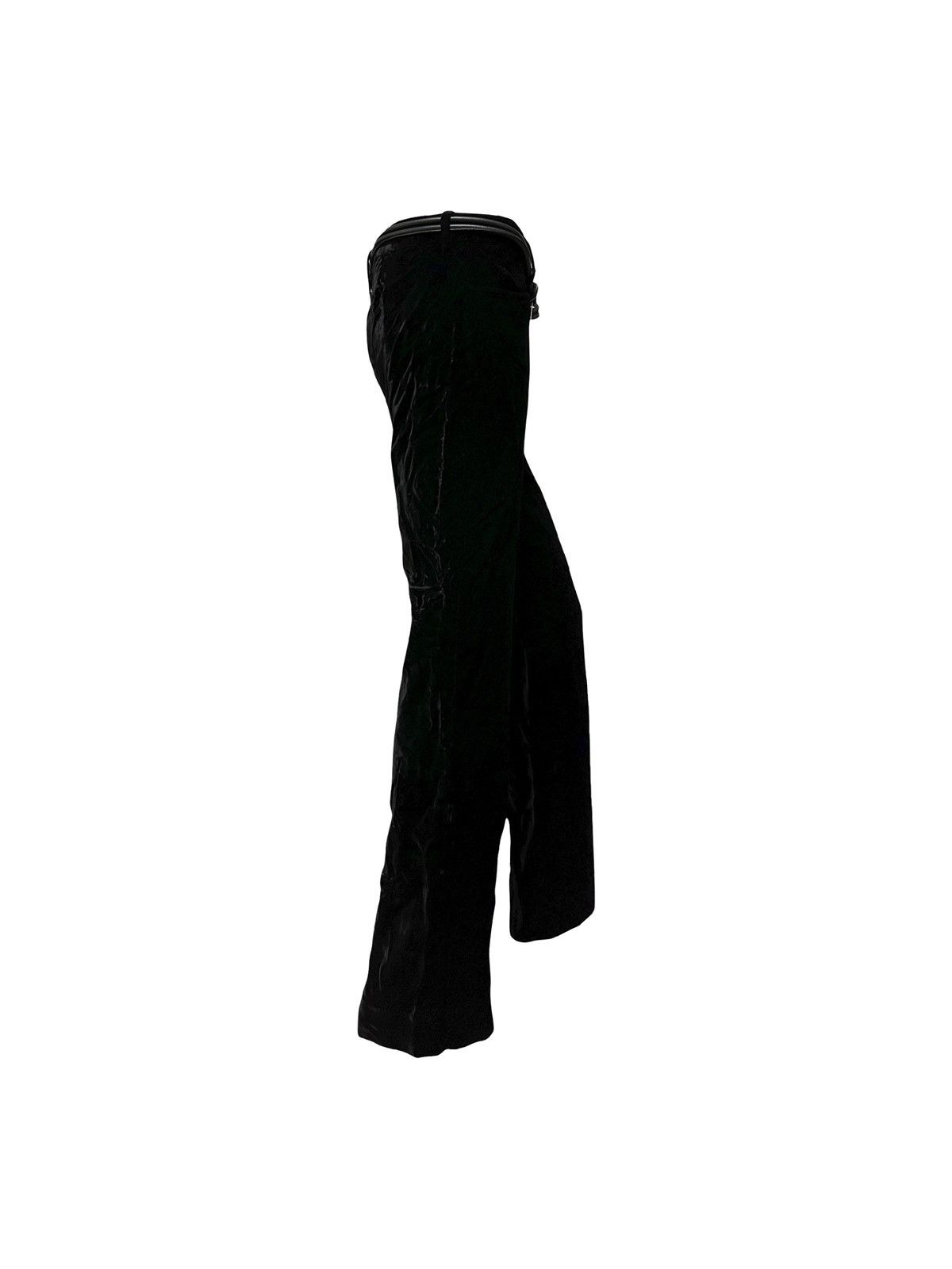Gucci GUCCI Fall Winter 2004 Velvet Pants with Leather Rope Belt Size 27" / US 4 / IT 40 - 3 Thumbnail
