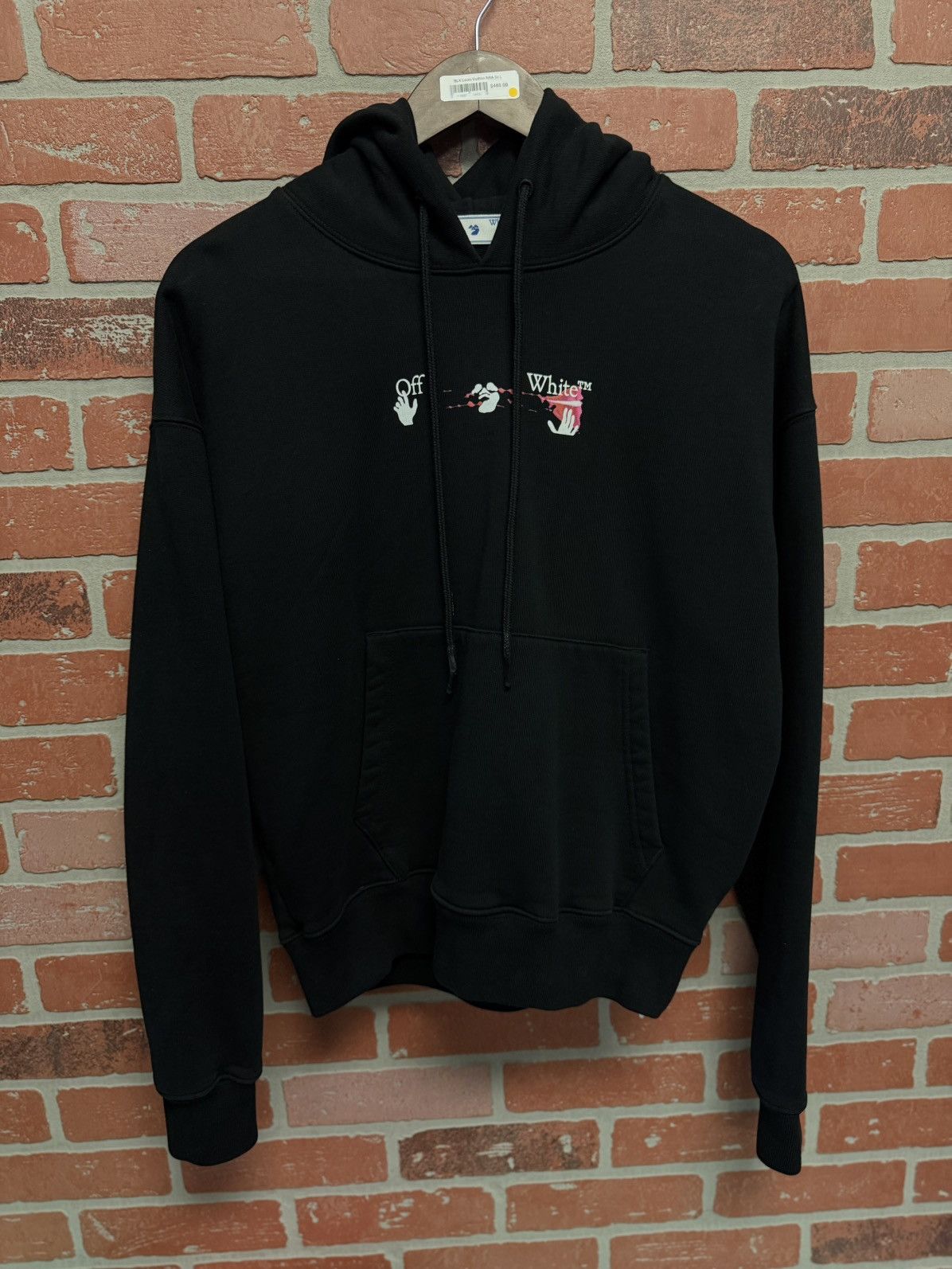 Off-White Off White Arrow Hoodie Size Small Pre Owned 🧼 Size US S / EU 44-46 / 1 - 1 Thumbnail