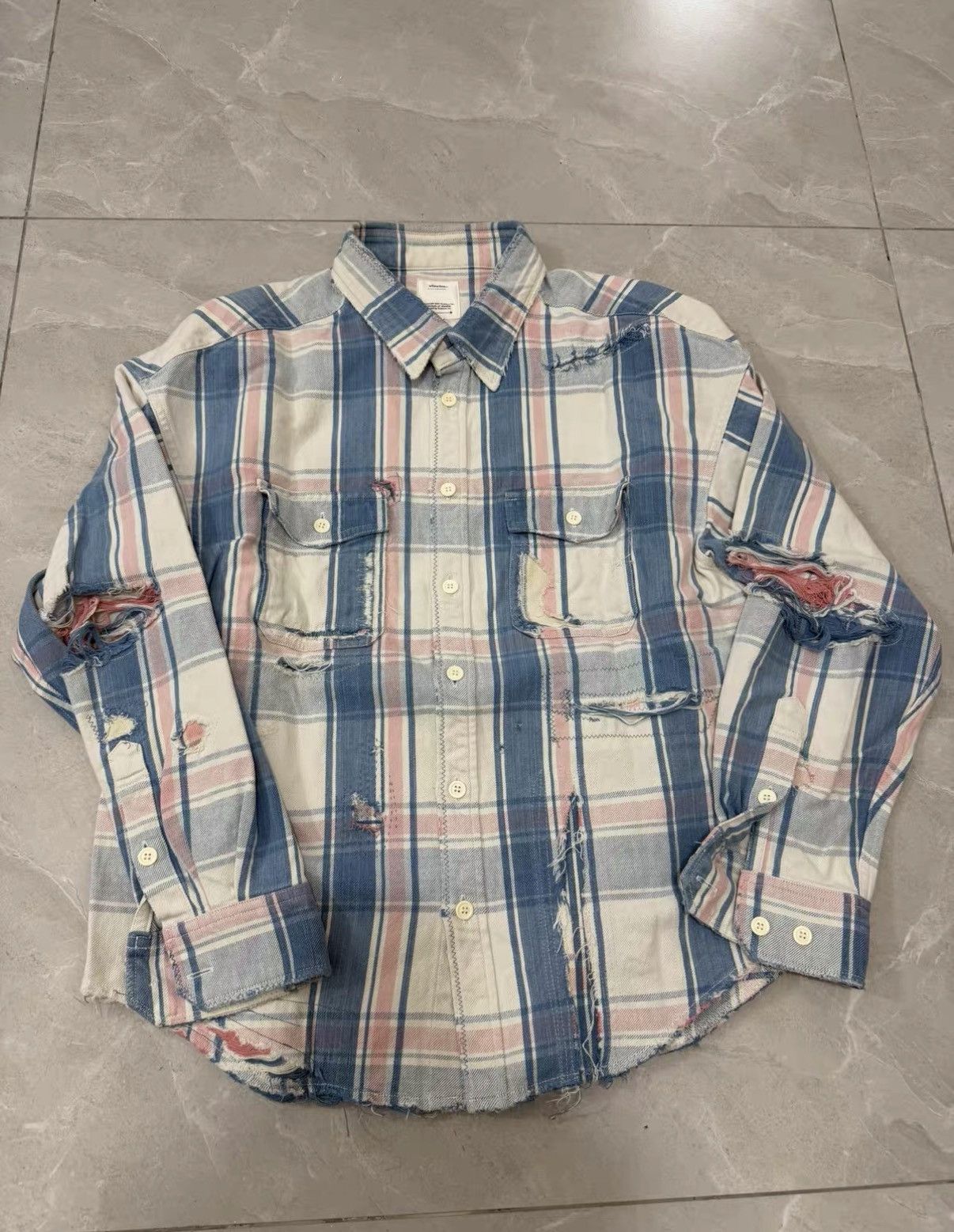 Visvim VISVIM 22SS PIONEER CHECK L/S CRASH J34 Size US XS / EU 42 / 0 - 1 Thumbnail