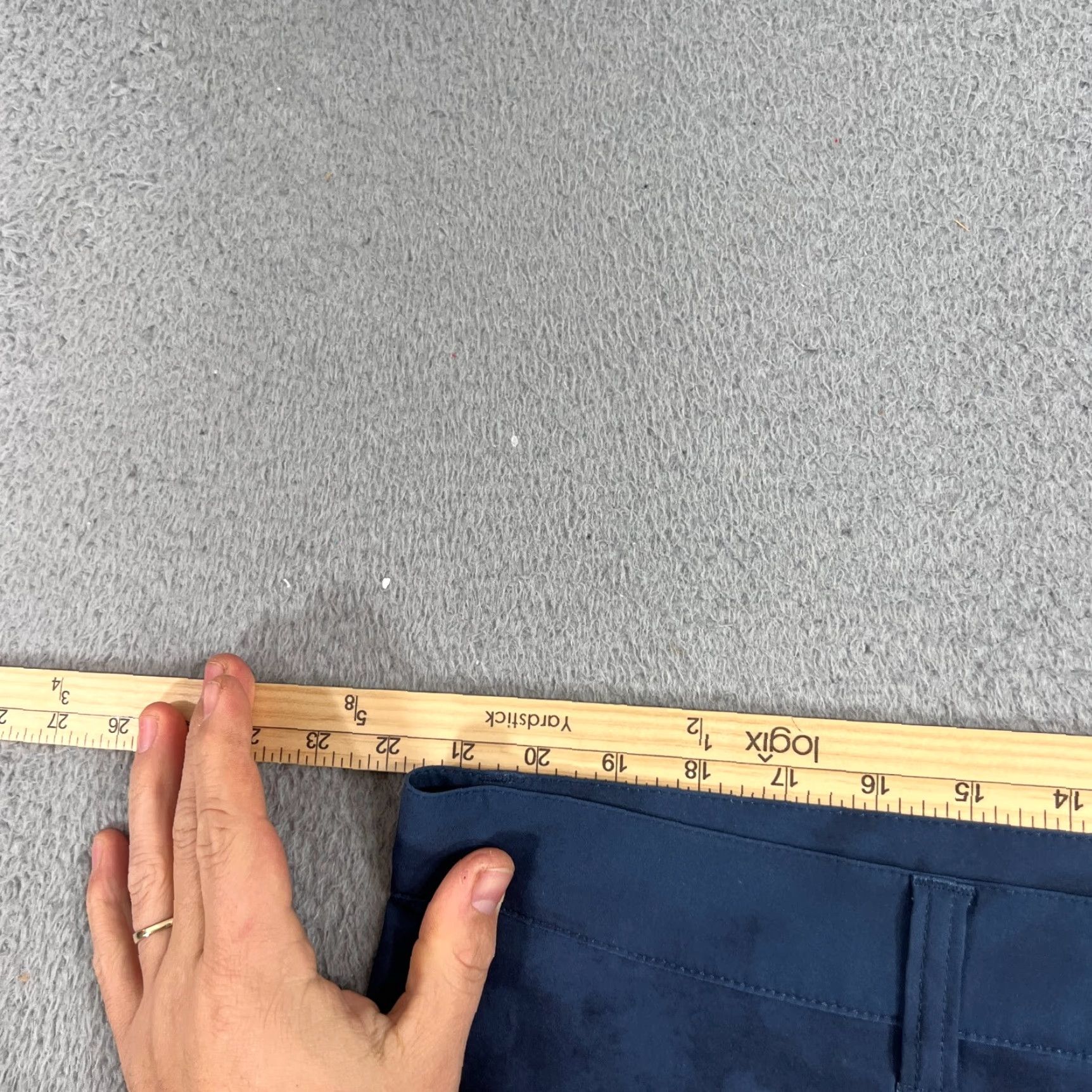 TravisMathew Travis Mathew Shorts Mens 42 Flat Front Blue Chino Inseam 10" Casual Golf Outdoor Lifestyle, Regular Mens Size US 42 / EU 58 - 5 Thumbnail