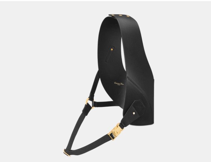 Dior o1w1db10425 B0457U Size: OS / Adjustable Plastron in Black Size ONE SIZE - 1 Thumbnail