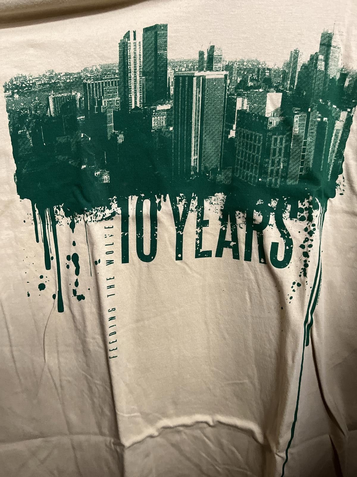 Designer 10 Years Band T-shirt - Album Feeding the Wolves Shirt -S Size US S / EU 44-46 / 1 - 2 Thumbnail