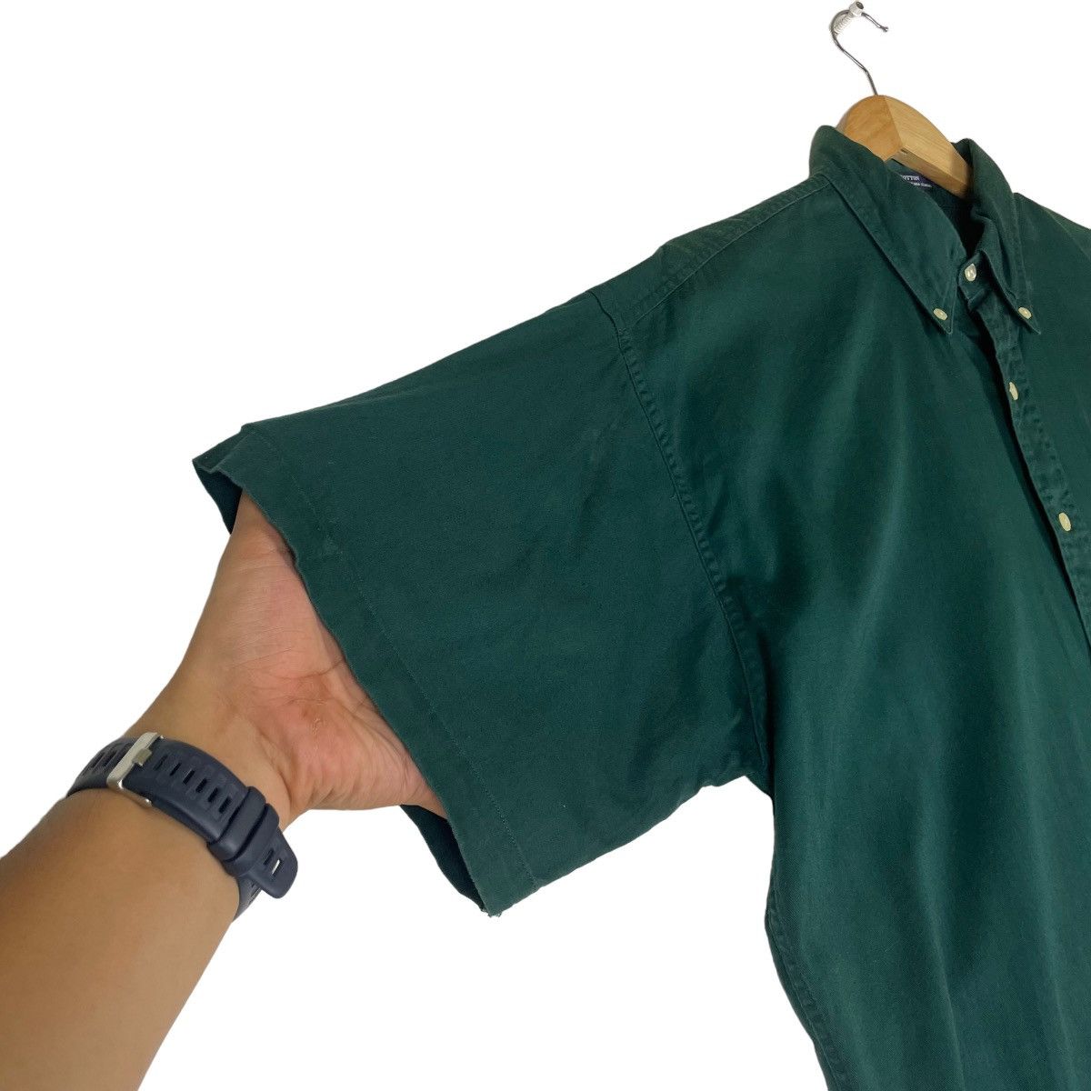 Chaps Ralph Lauren 🔥LAST PRICE🔥 Vintage Chaps Ralph Lauren Dark Green Shirt Size US M / EU 48-50 / 2 - 7 Thumbnail
