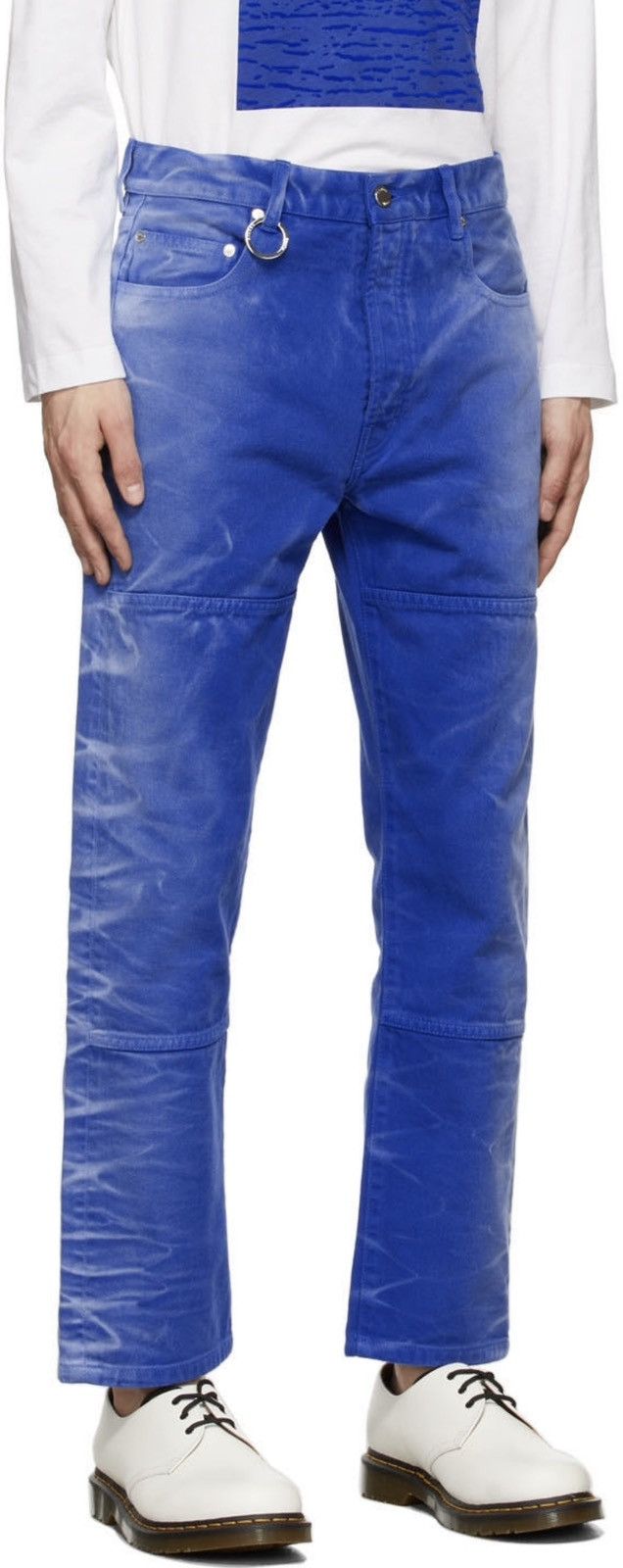 Etudes !DS! SS22 Etudes X Yves Klein Corner Edition Denim Pants Size 32" / US 10 / IT 46 - 6 Thumbnail