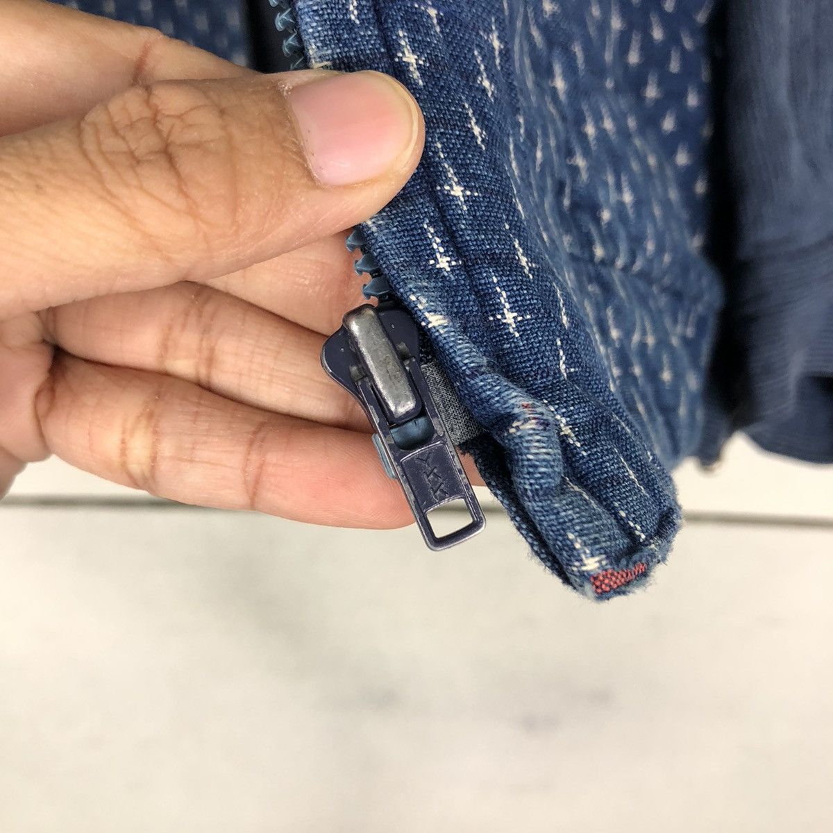 Japanese Brand 🔥Vintage Indigo Blur Blue Denim Jacket Button Japan Made Size US M / EU 48-50 / 2 - 16 Thumbnail