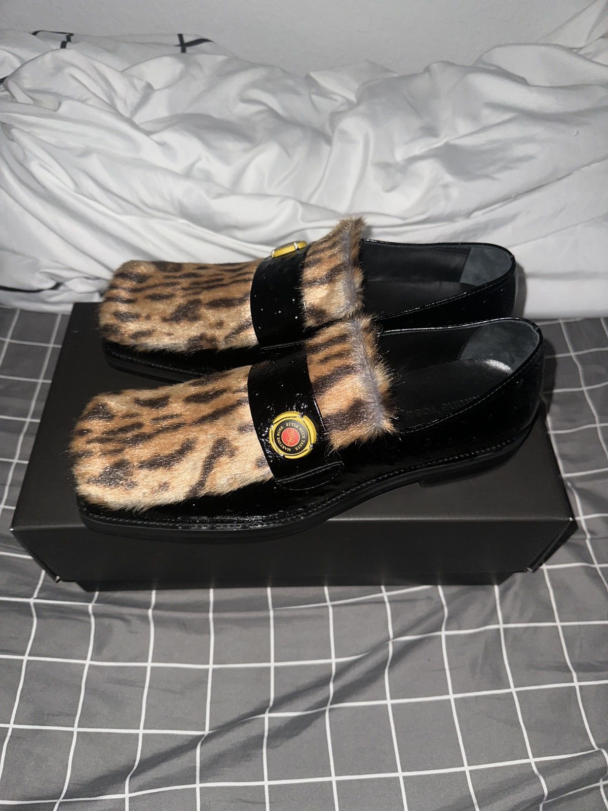 Martine Rose MARTINE ROSE CHAMPAGNE CAP SQUARE TOE LOAFERS Size US 12 / EU 45 - 4 Thumbnail