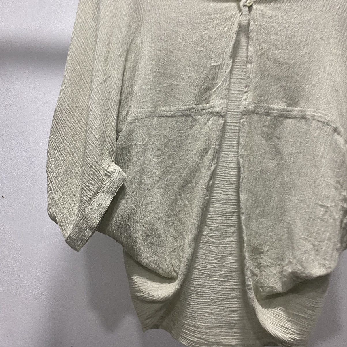 Issey Miyake × Japanese Brand × Vintage 💥Issey Miyake Pleats Please Homme Plisse Style Cardigan 90s Size US M / EU 48-50 / 2 - 4 Thumbnail