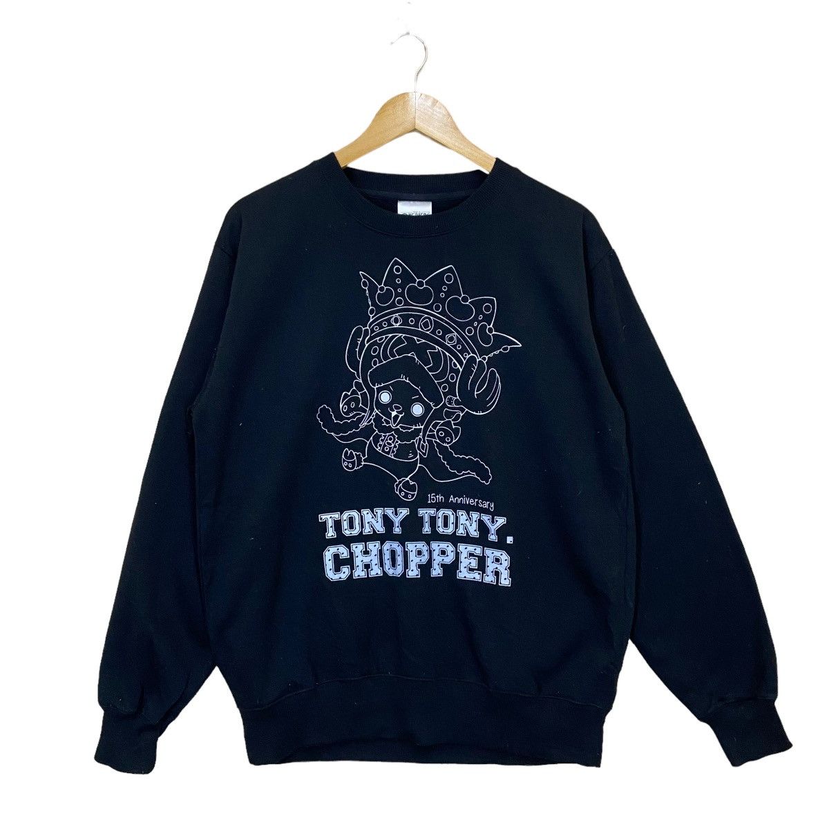Anime One Piece Big Logo Crewneck Sweatshirt Size US M / EU 48-50 / 2 - 1 Thumbnail