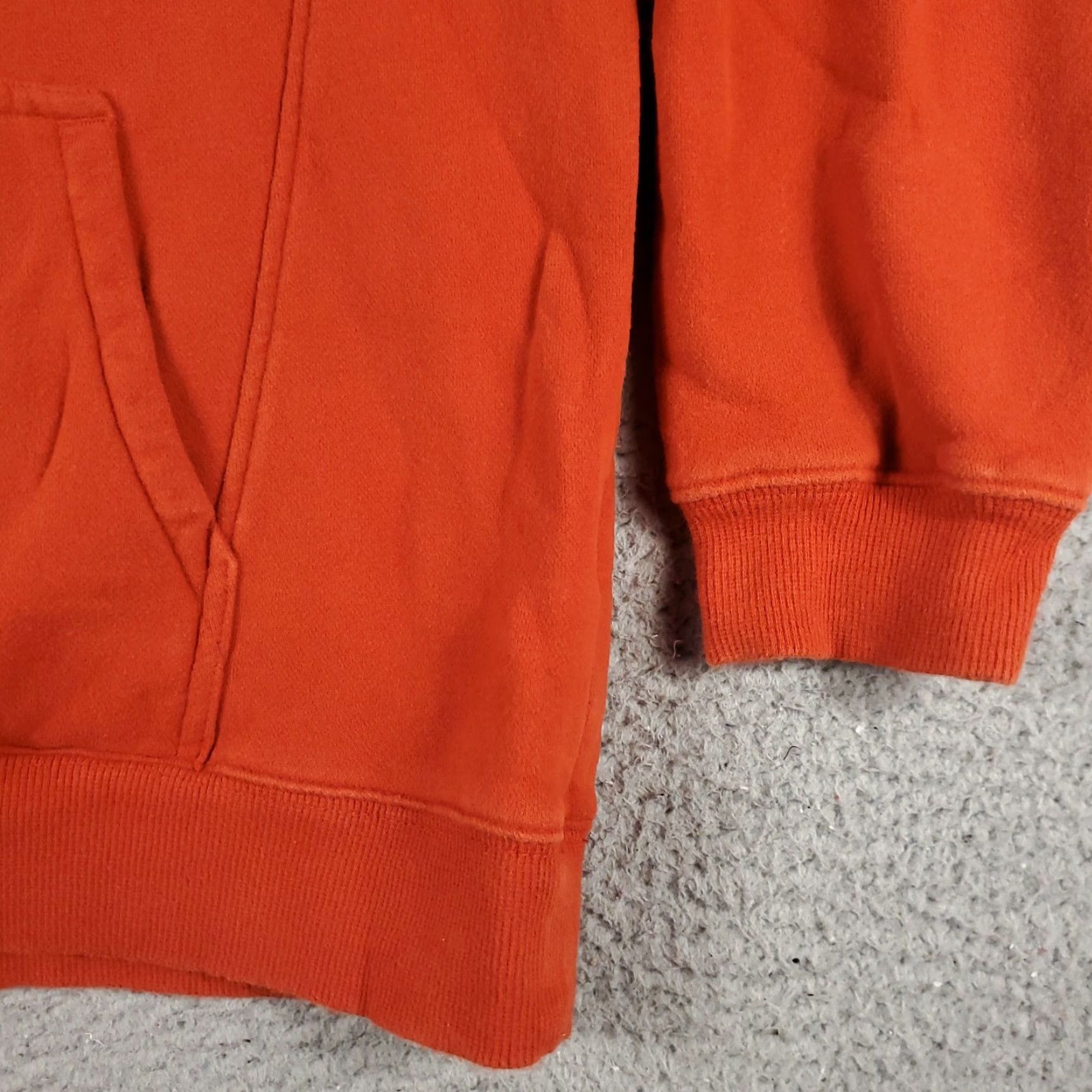 Vintage Columbia Hoodie Mens Medium Orange Pullover Sweatshirt Mock Neck Hooded Logo Pockets All Seasons Sports Outdoor Casual Turtle? Size US M / EU 48-50 / 2 - 4 Thumbnail