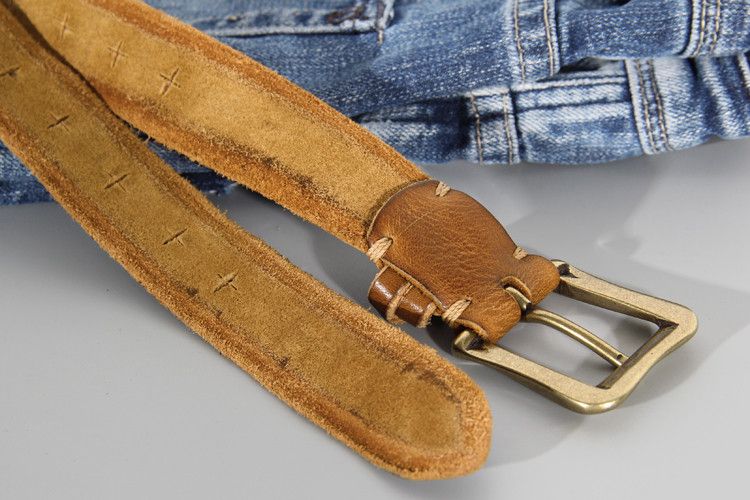 Japanese Brand × Vintage Soft leather belt Size ONE SIZE - 3 Thumbnail