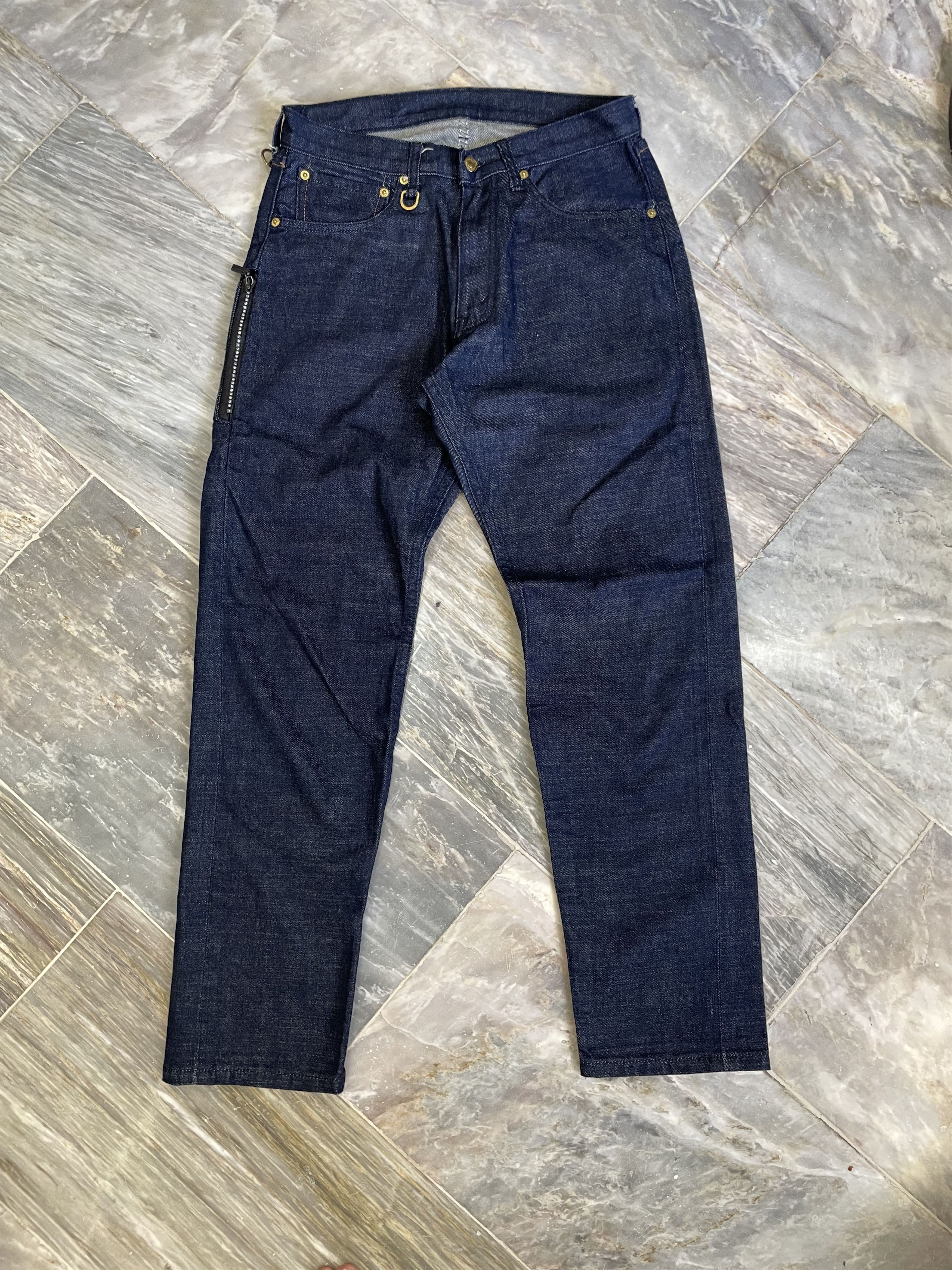 Fragment Design × Levi's Levis Fenom x Mastermind Japan - Denim Selvedge Pants Size US 30 / EU 46 - 7 Thumbnail