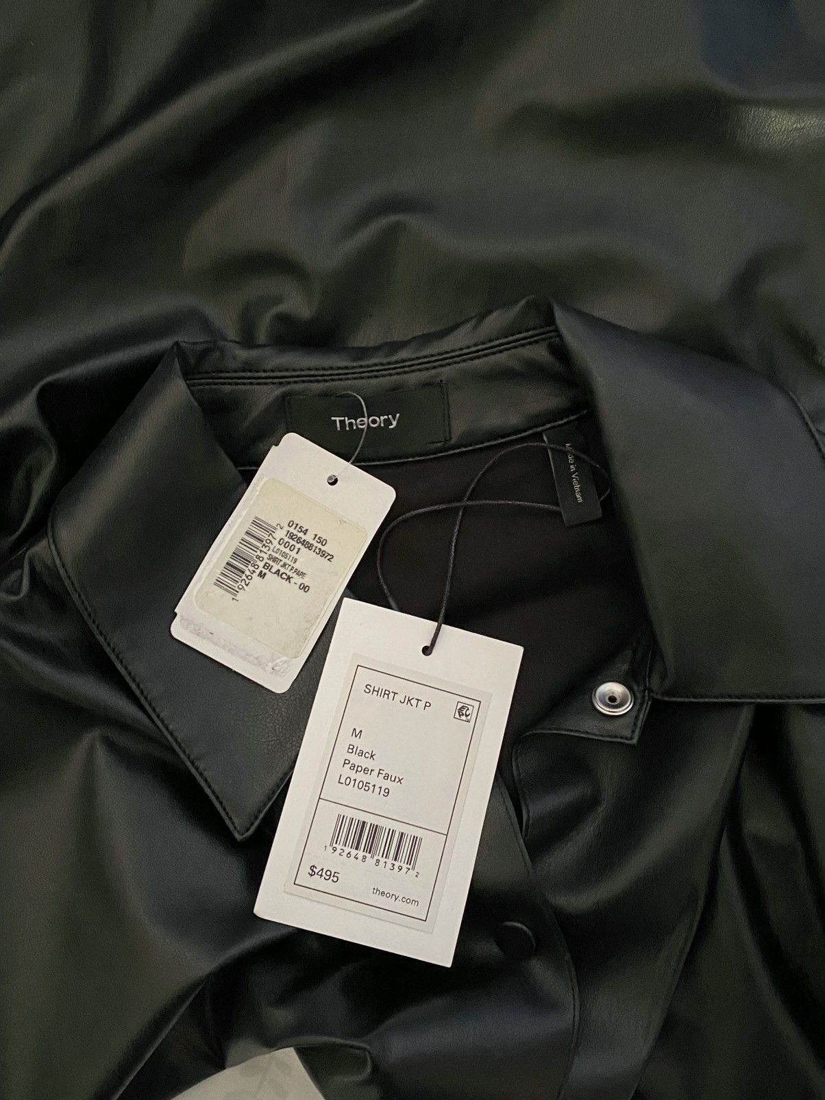 Theory Theory Shirt Jacket in Faux Leather size M Size M / US 6-8 / IT 42-44 - 9 Thumbnail