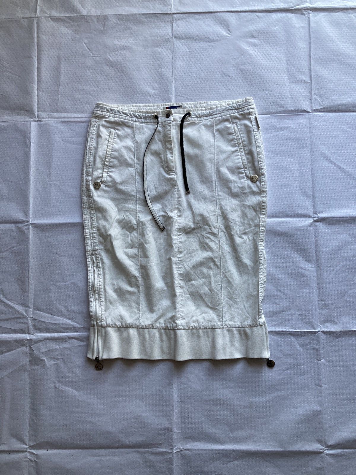 Moncler Moncler white MIDI skirt Size 28" / US 6 / IT 42 - 1 Thumbnail