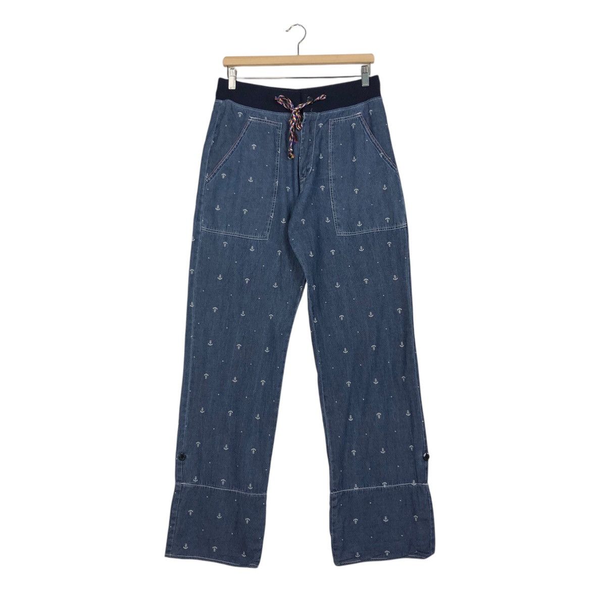 Japanese Brand 📌Power To The People Pants Polkadots Design Full Print Size 30" / US 8 / IT 44 - 2 Thumbnail
