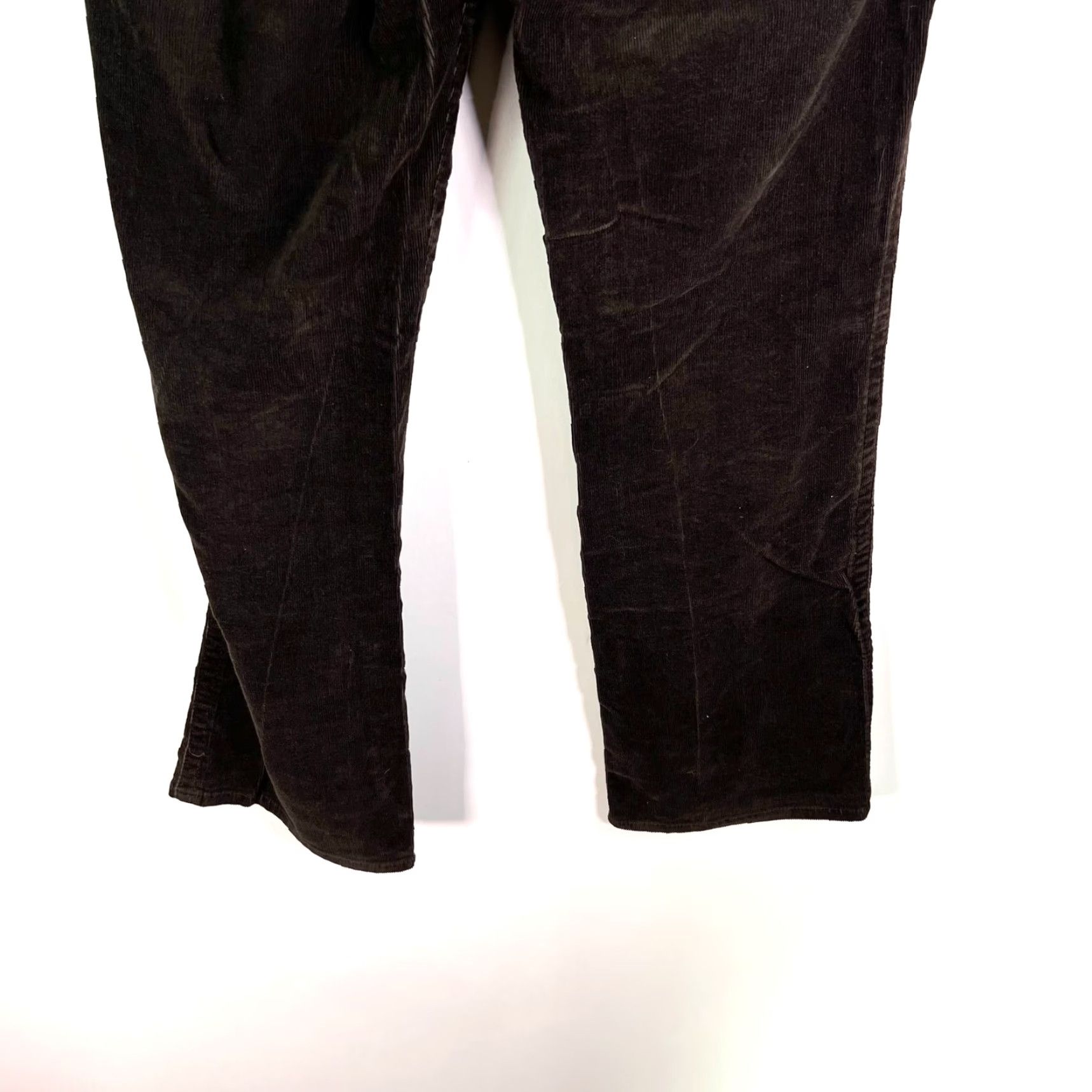 Calvin Klein Calvin Klein Jeans Straight Corduroy Brown 36x31 Womens 12 5-Pocket Zip Button Vintage 90s Retro Casual Size 34" / US 12 / IT 48 - 6 Thumbnail
