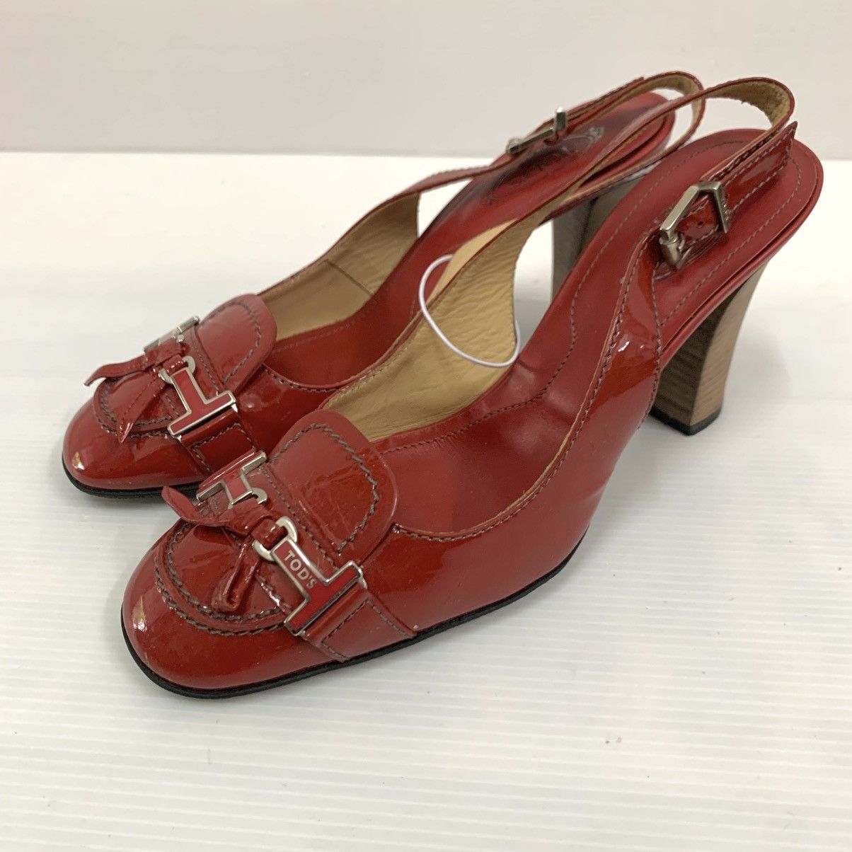 Tod's Authentic Tods Red Heels Size US 6.5 / IT 36.5 - 1 Thumbnail