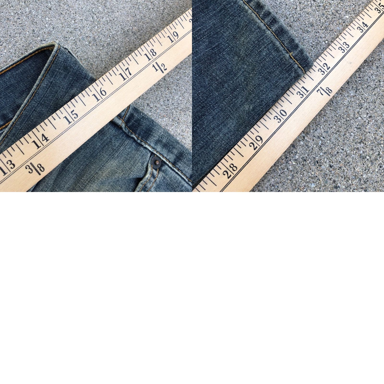 Gap GAP Denim Jeans Men's 32 x 32 Relaxed Fit Blue Denim Pants Medium Wash Straight Style Jeans Mens Size US 32 / EU 48 - 8 Thumbnail