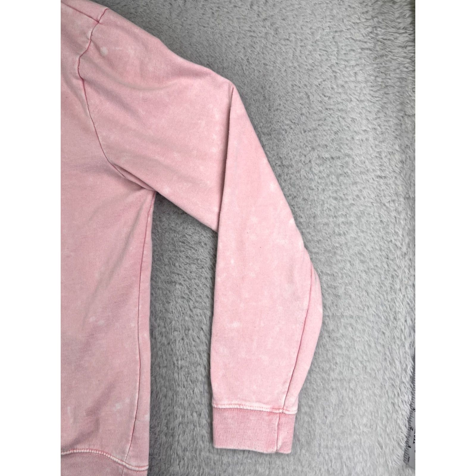 Vintage Blind Rooster Sweatshirt Women XL Pink Believe Embroidered Crane Crew Neck All Seasons Long Sleeve Logo Art Size XL / US 12-14 / IT 48-50 - 2 Thumbnail